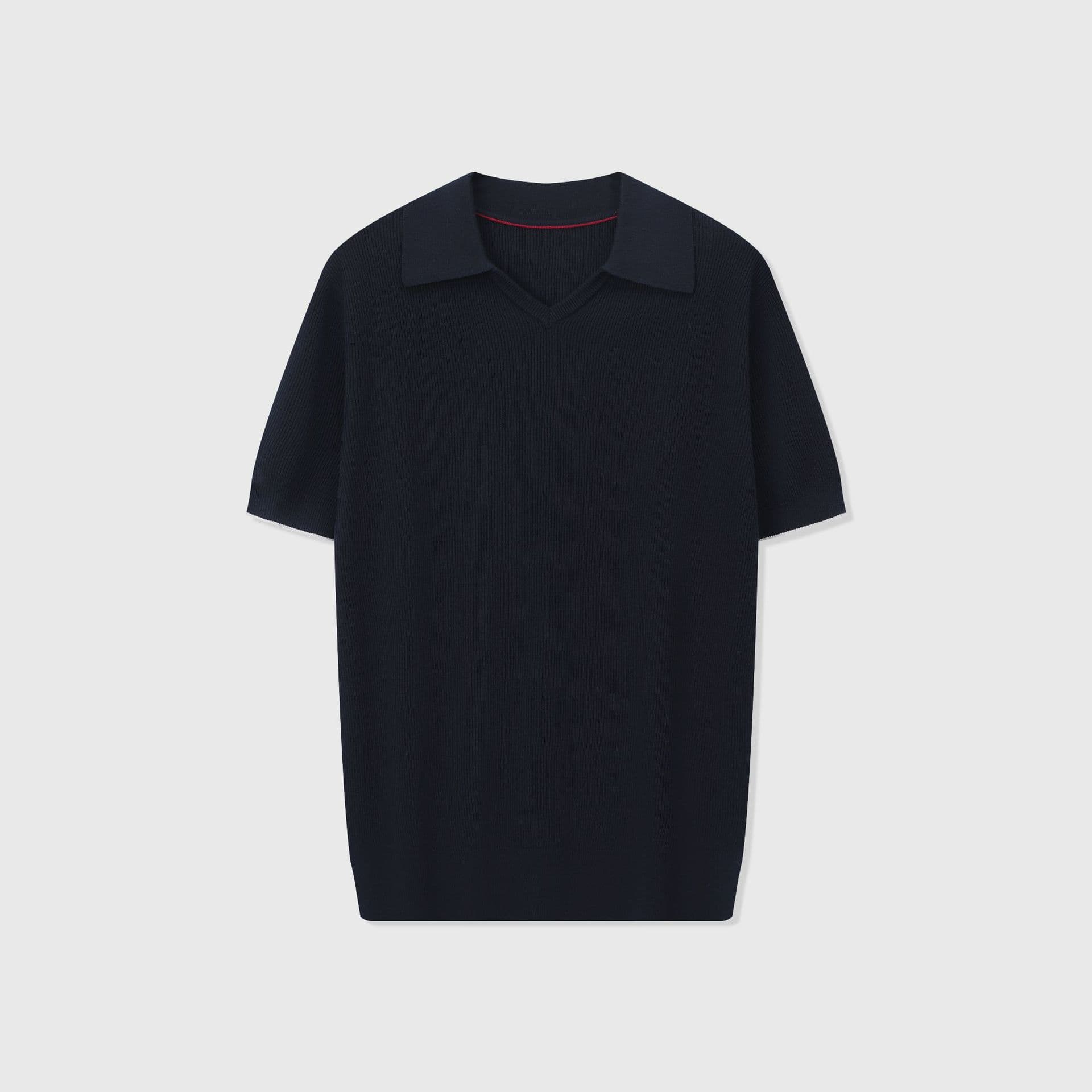 Solaro Open-Collar Knit Polo