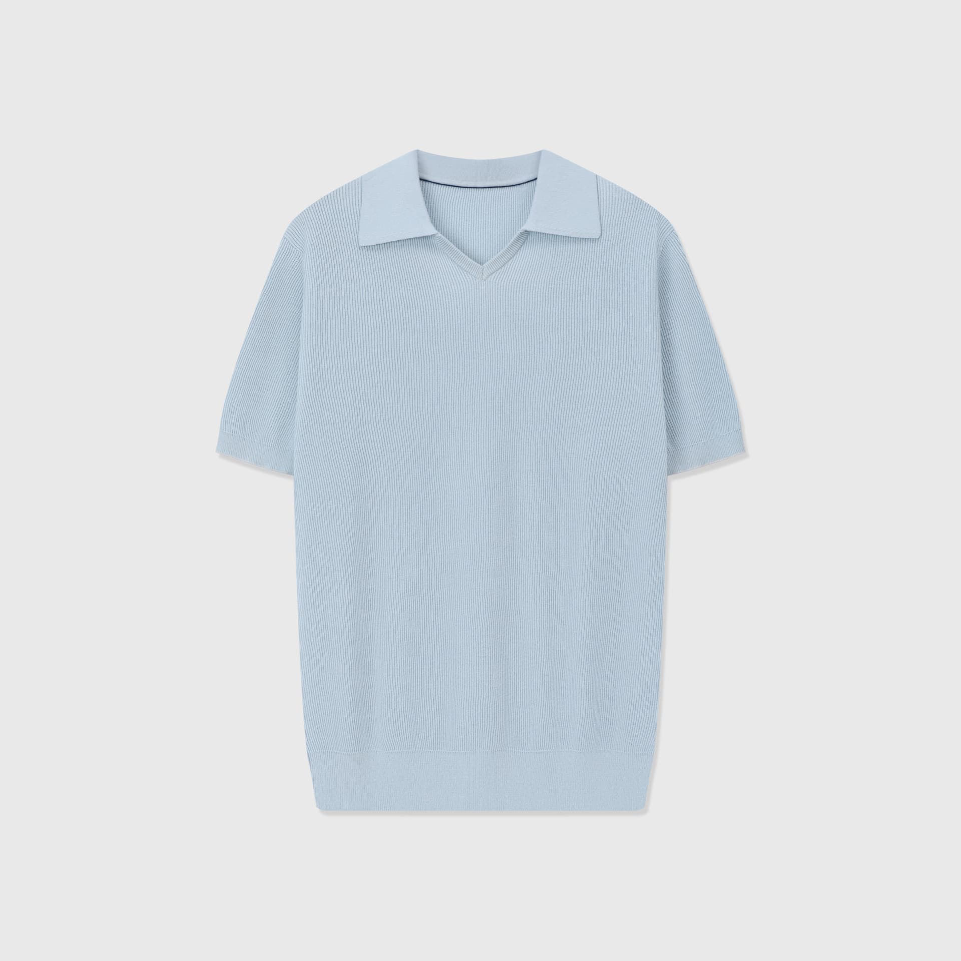 Solaro Open-Collar Knit Polo