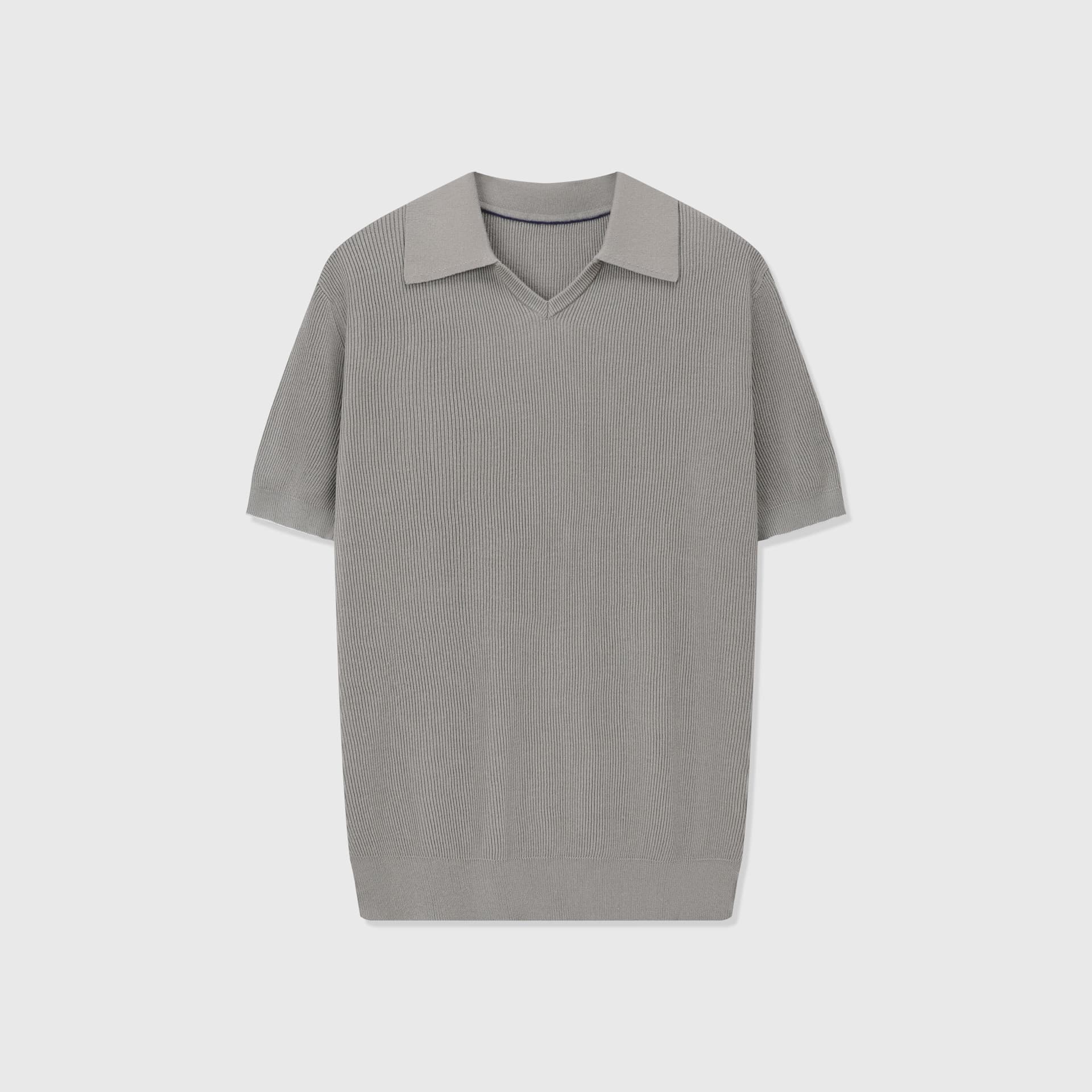 Solaro Open-Collar Knit Polo