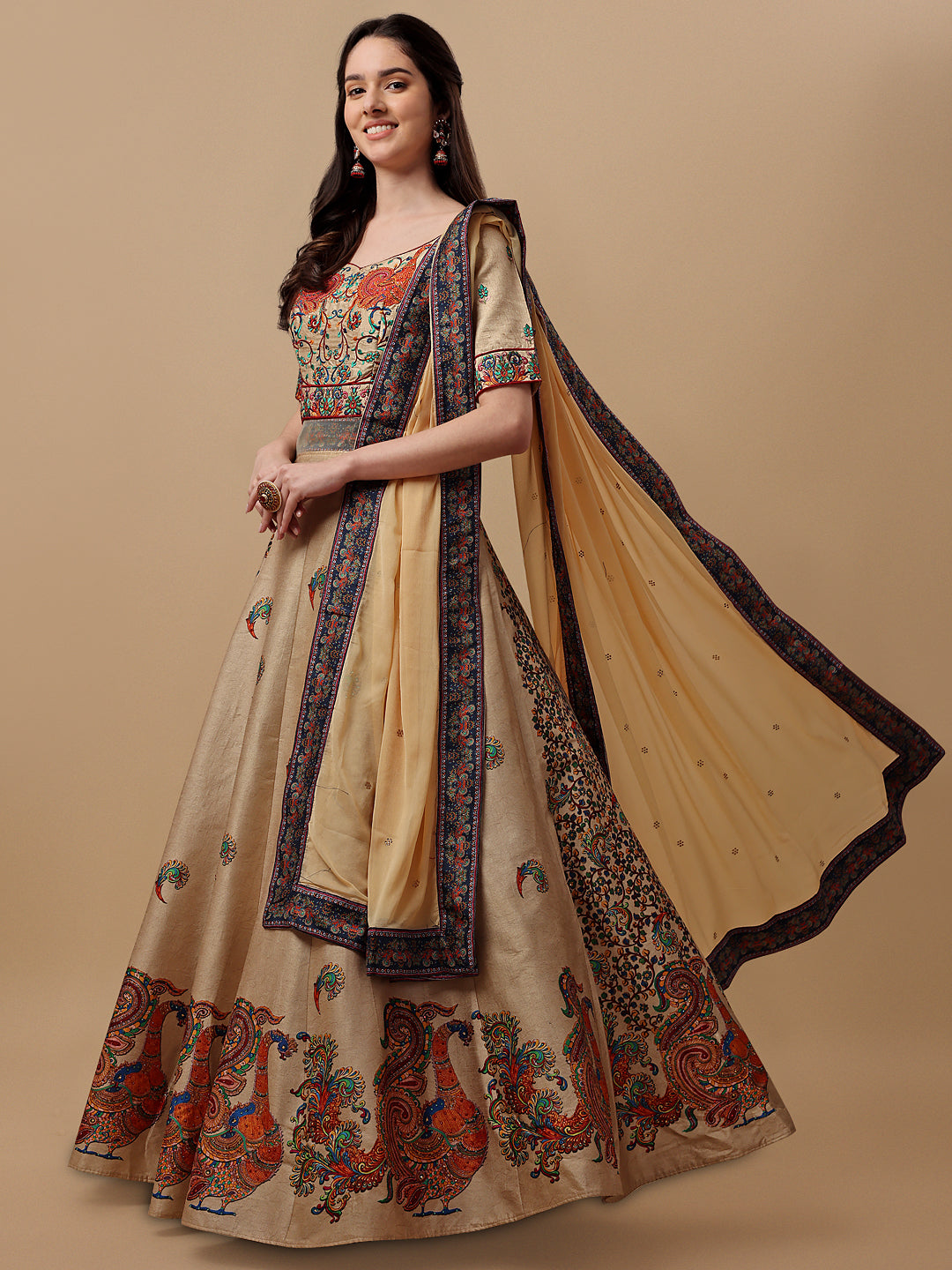 Cosmic Couture Digital Print Gown - qivii