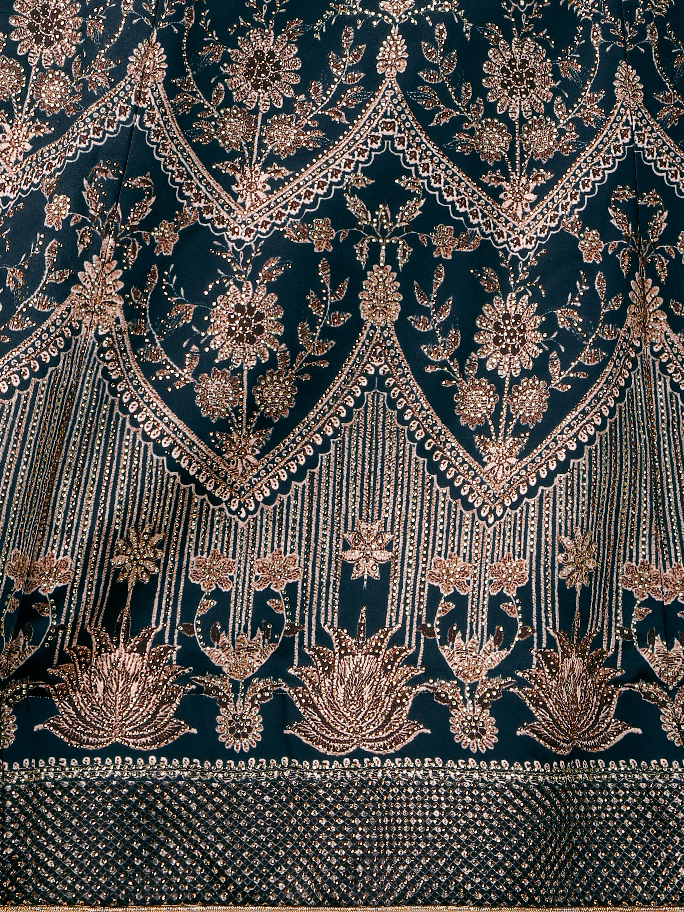 Dazzling Elegance: Swarovski Adorned Bridal and Semi-Bridal Lehengas - qivii