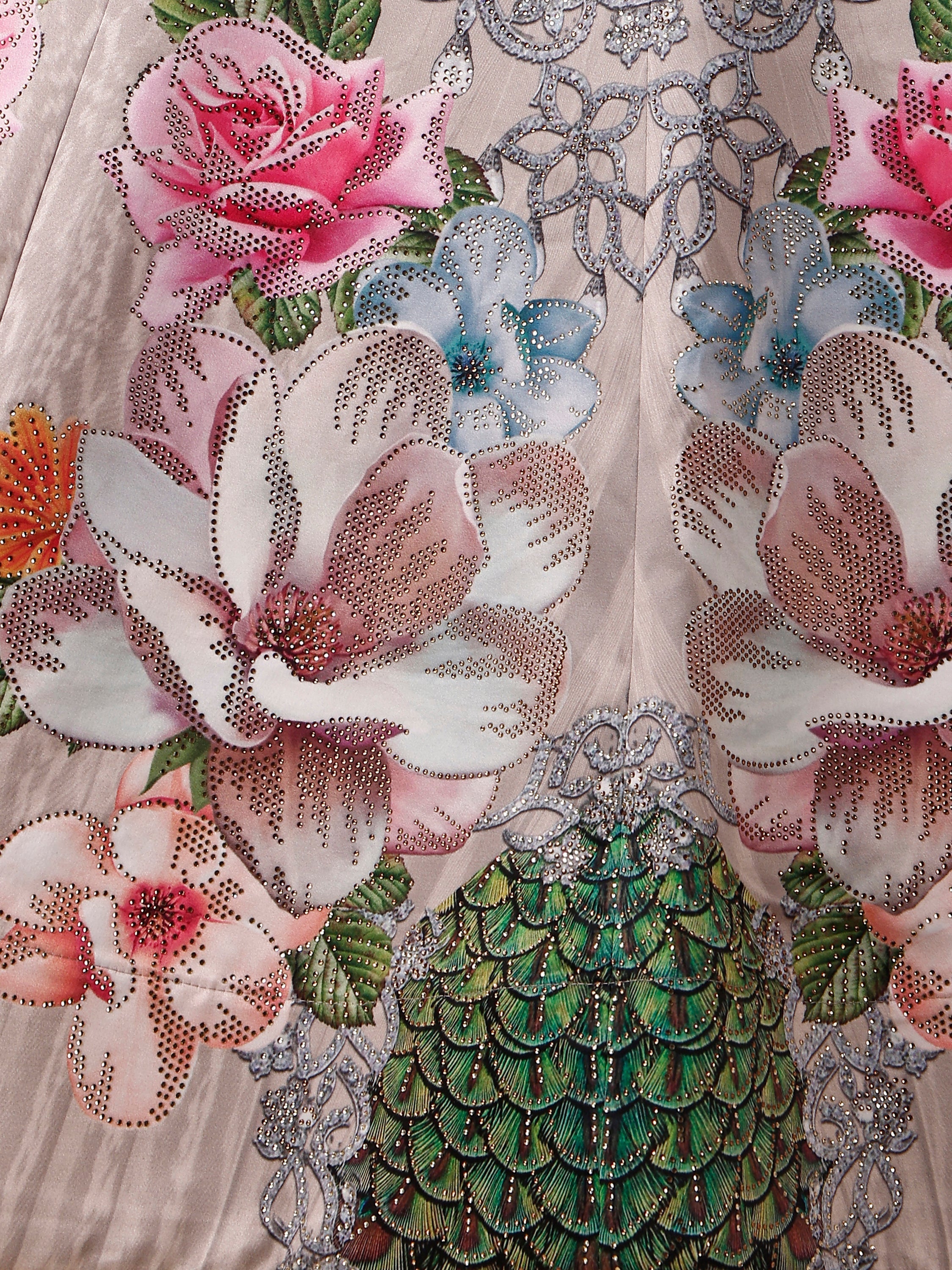 Glamour in Crystal: Swarovski Designer Lehengas for Bridal Bliss and Semi-Bridal Eleganc - qivii