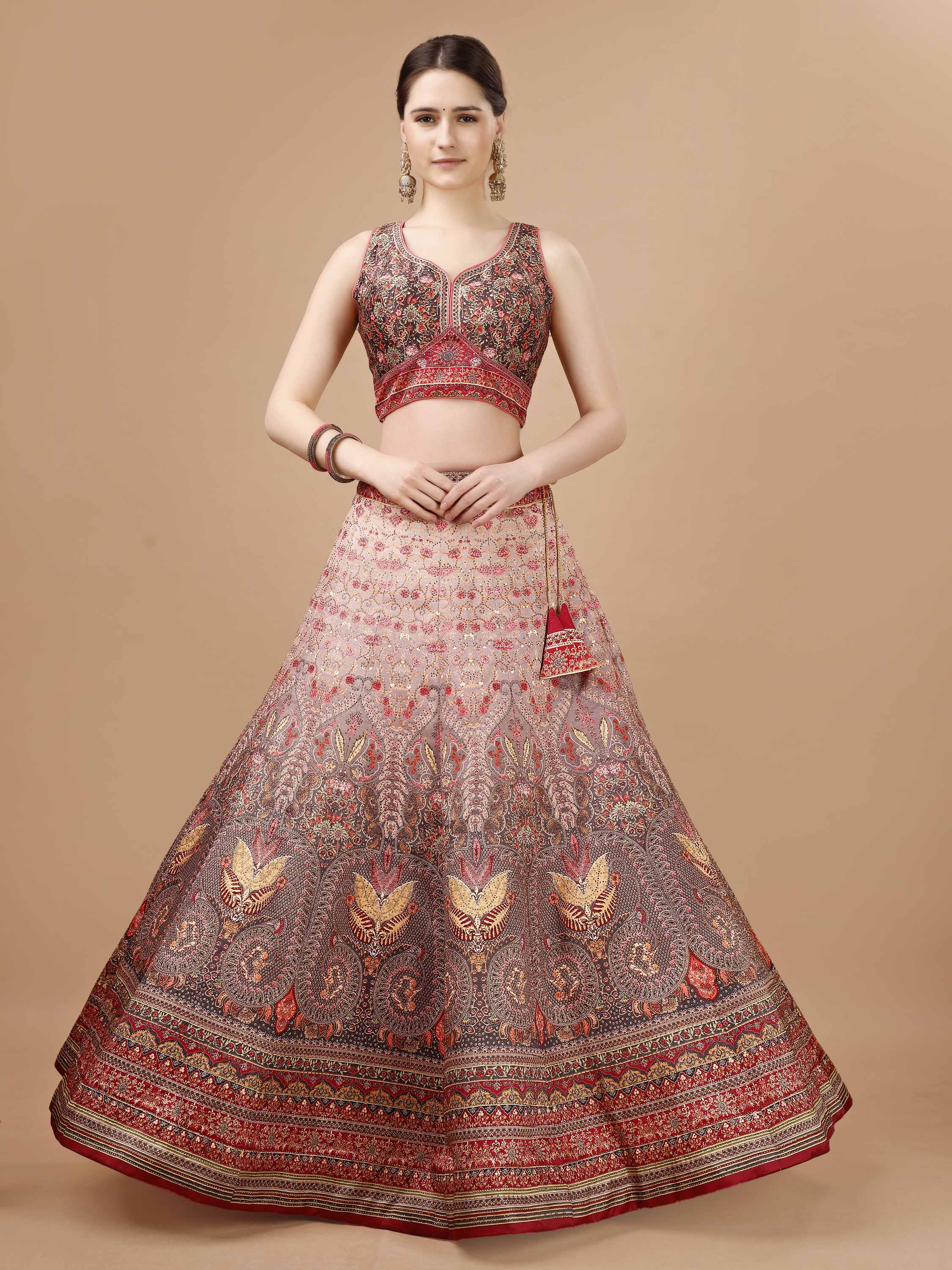 Glamour Brilliance: Swarovski Designer Lehengas for Every Occasion - qivii