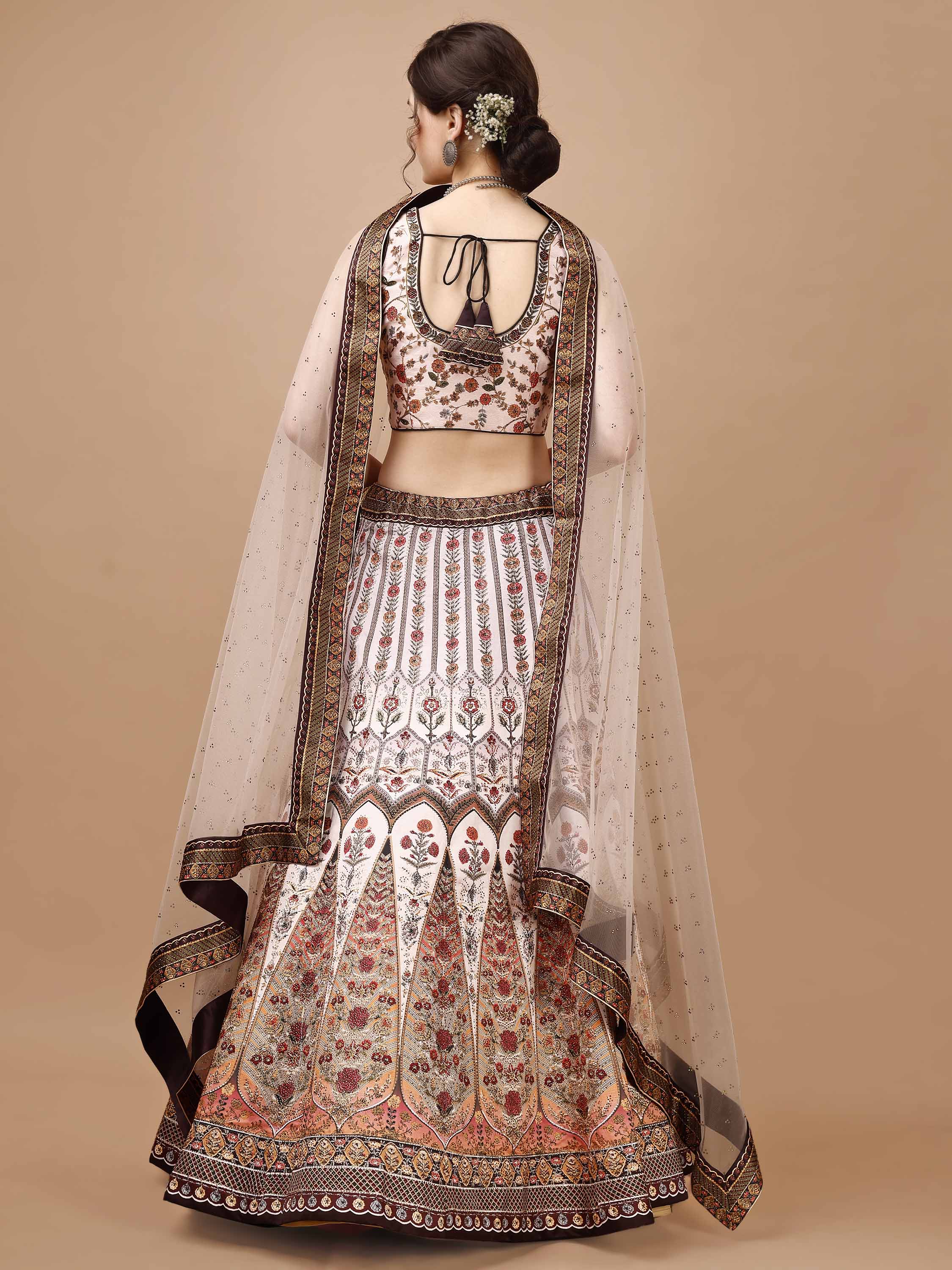 Sparkle and Shine: Swarovski Designer Lehengas for Every Occasion - qivii