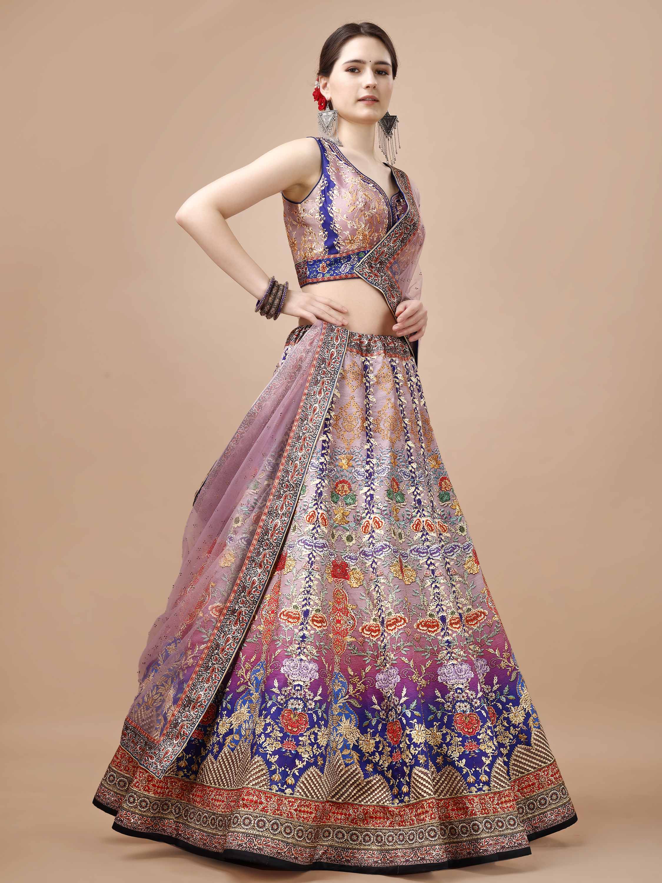 Glimmering Elegance: Swarovski Designer Lehenga Collection for Every Occasion - qivii