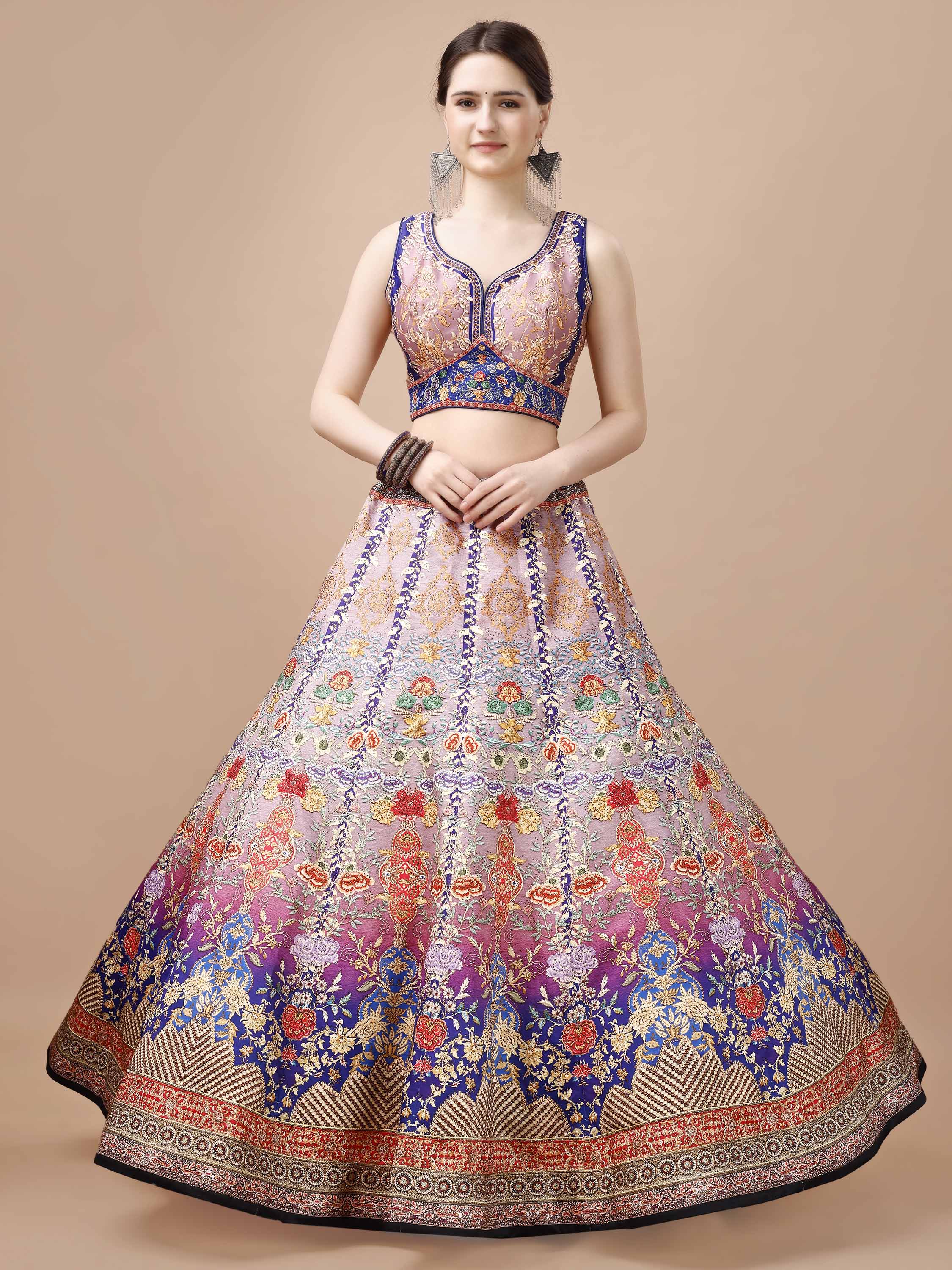 Glimmering Elegance: Swarovski Designer Lehenga Collection for Every Occasion - qivii