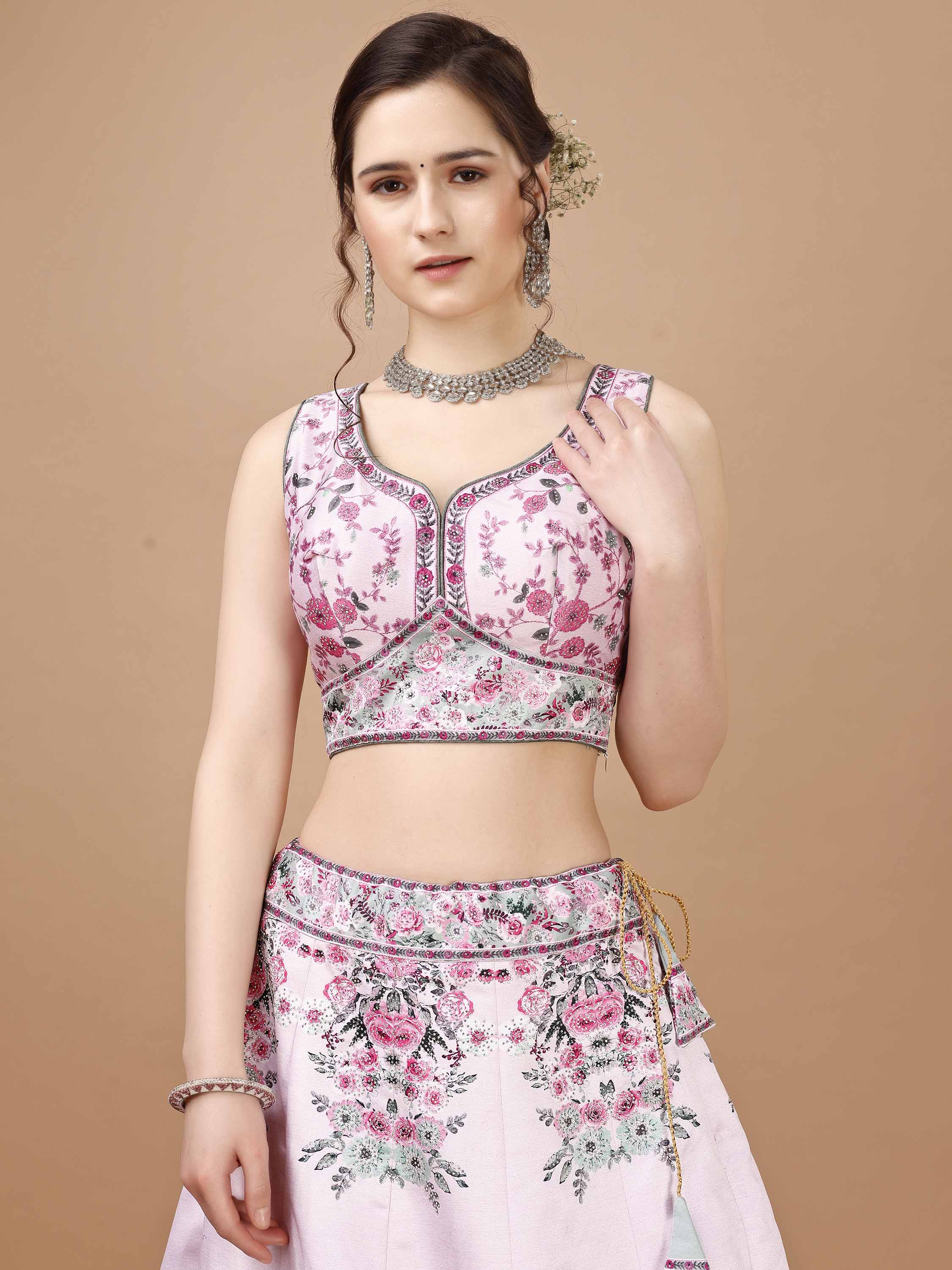 Glimmering Elegance: Swarovski Designer Lehengas for Every Occasion - qivii