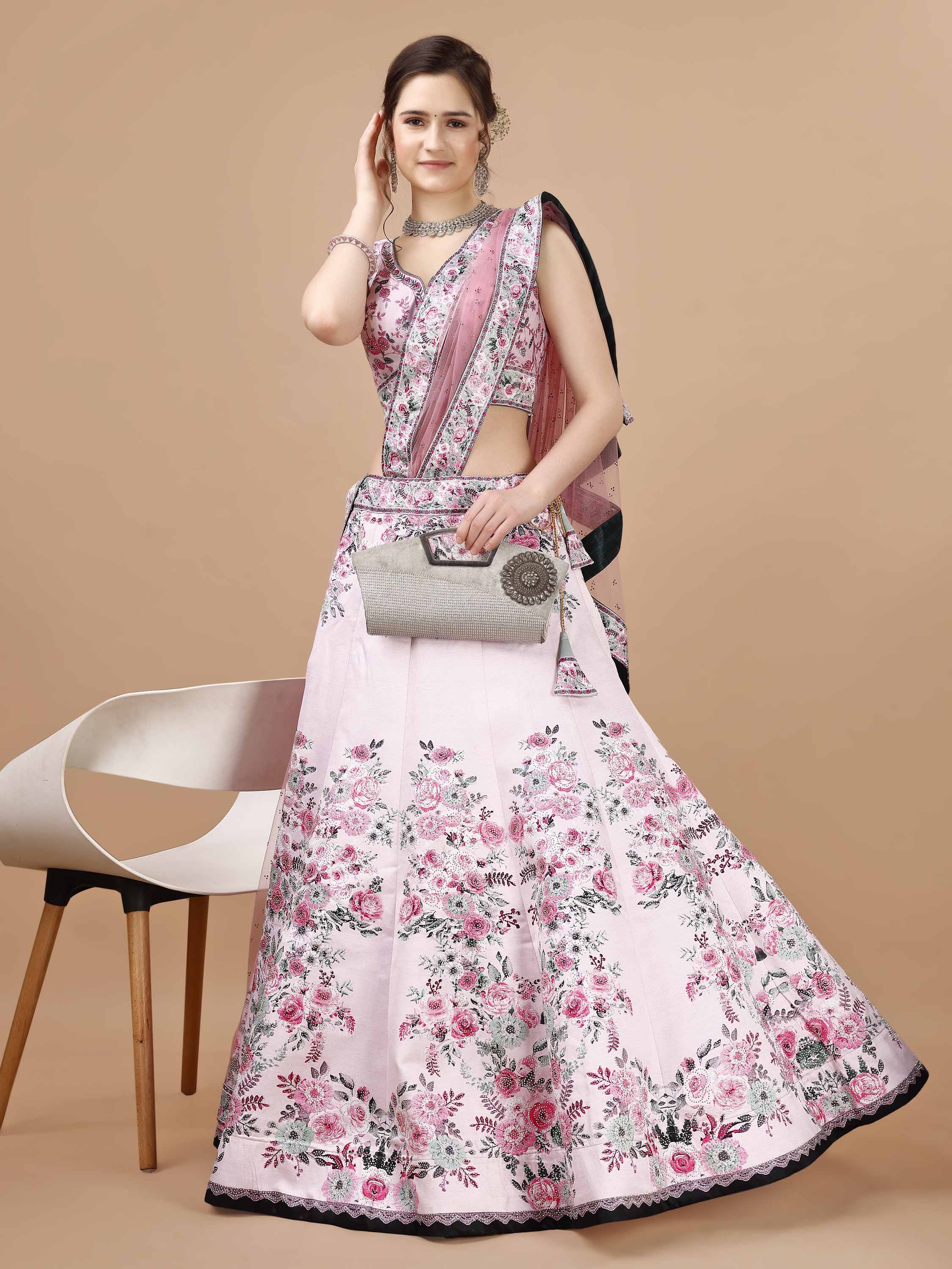 Glimmering Elegance: Swarovski Designer Lehengas for Every Occasion - qivii