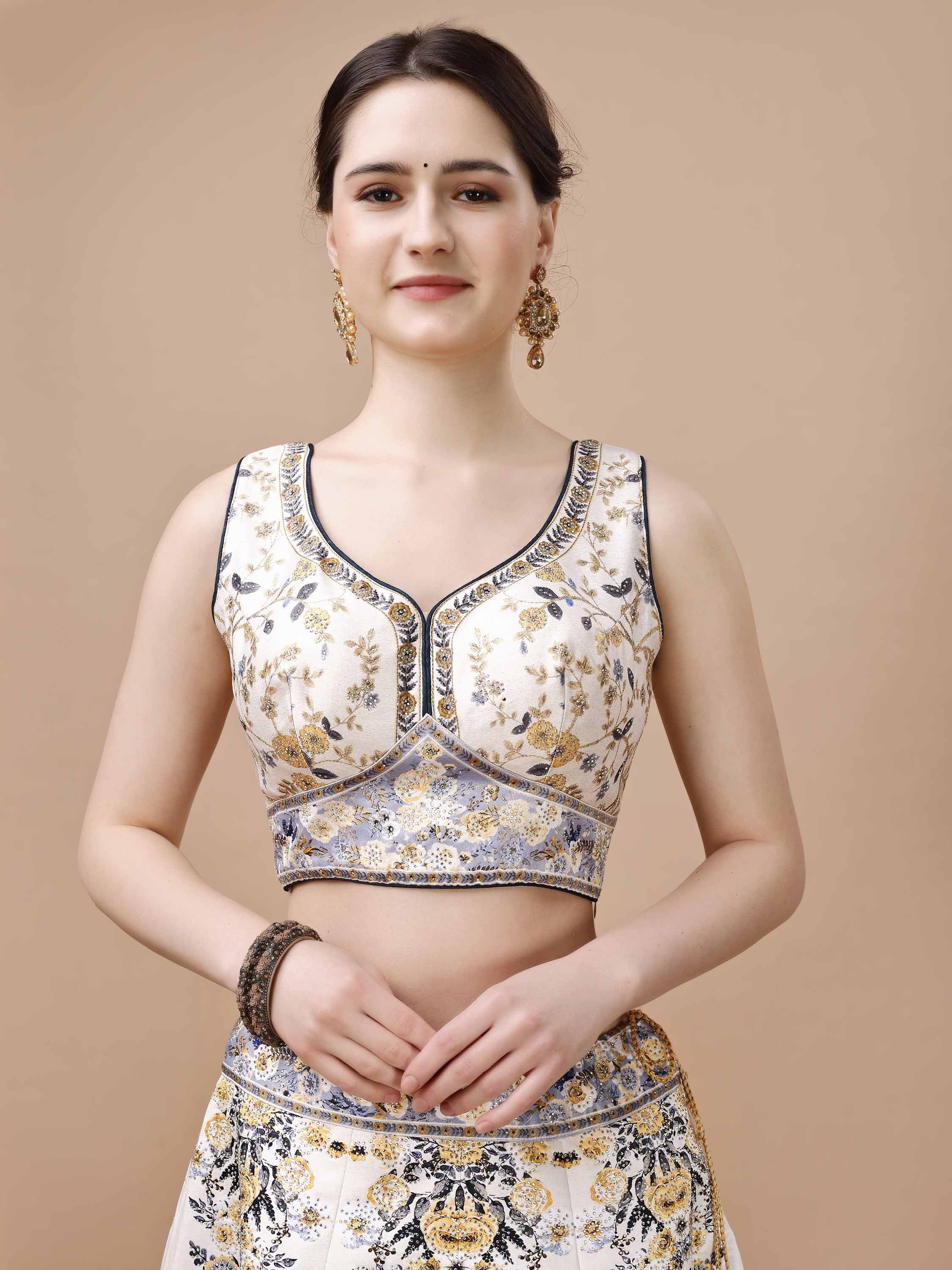 Radiant Elegance: Swarovski-Embellished Lehengas for Every Celebration - qivii