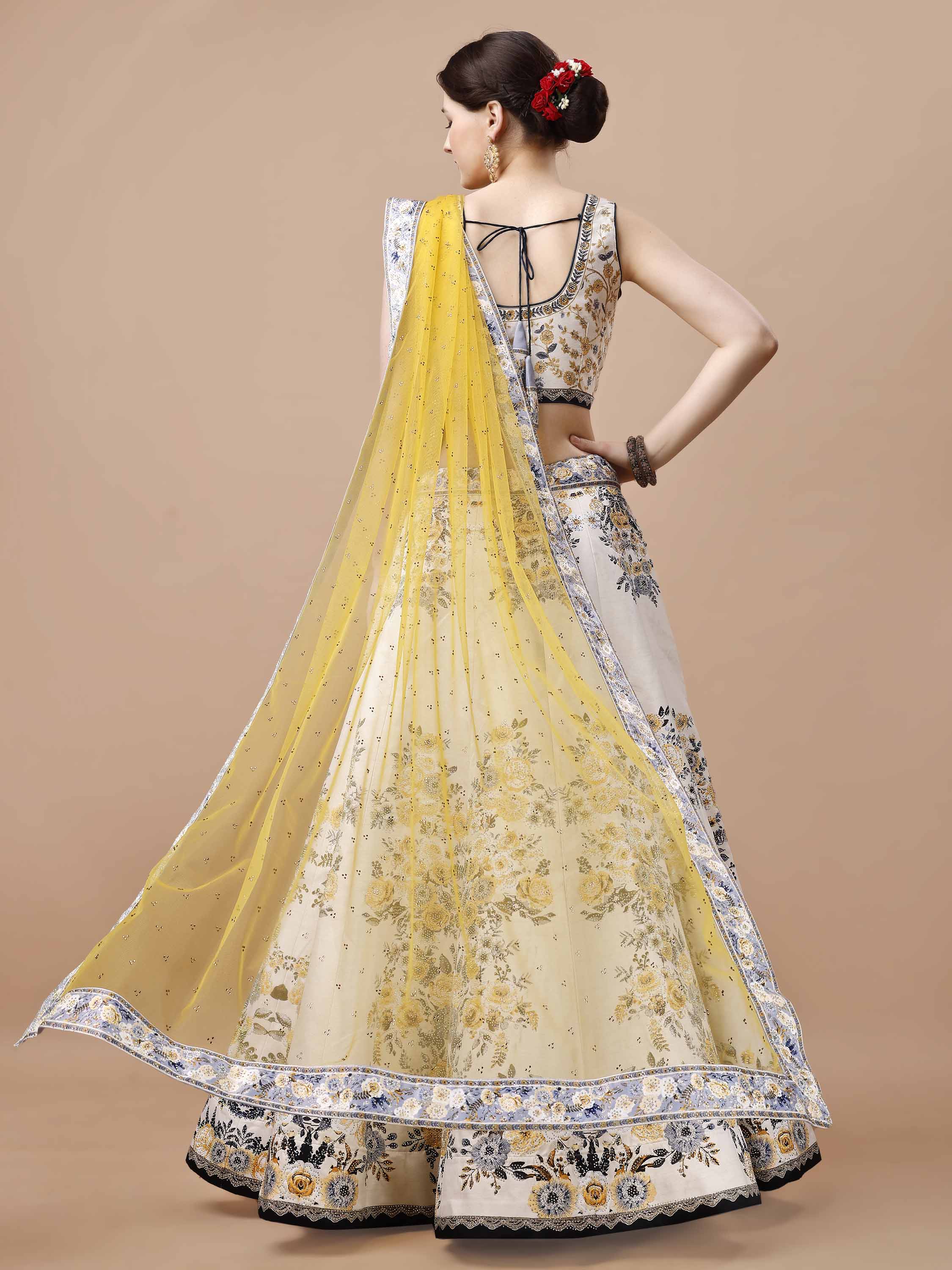 Radiant Elegance: Swarovski-Embellished Lehengas for Every Celebration - qivii