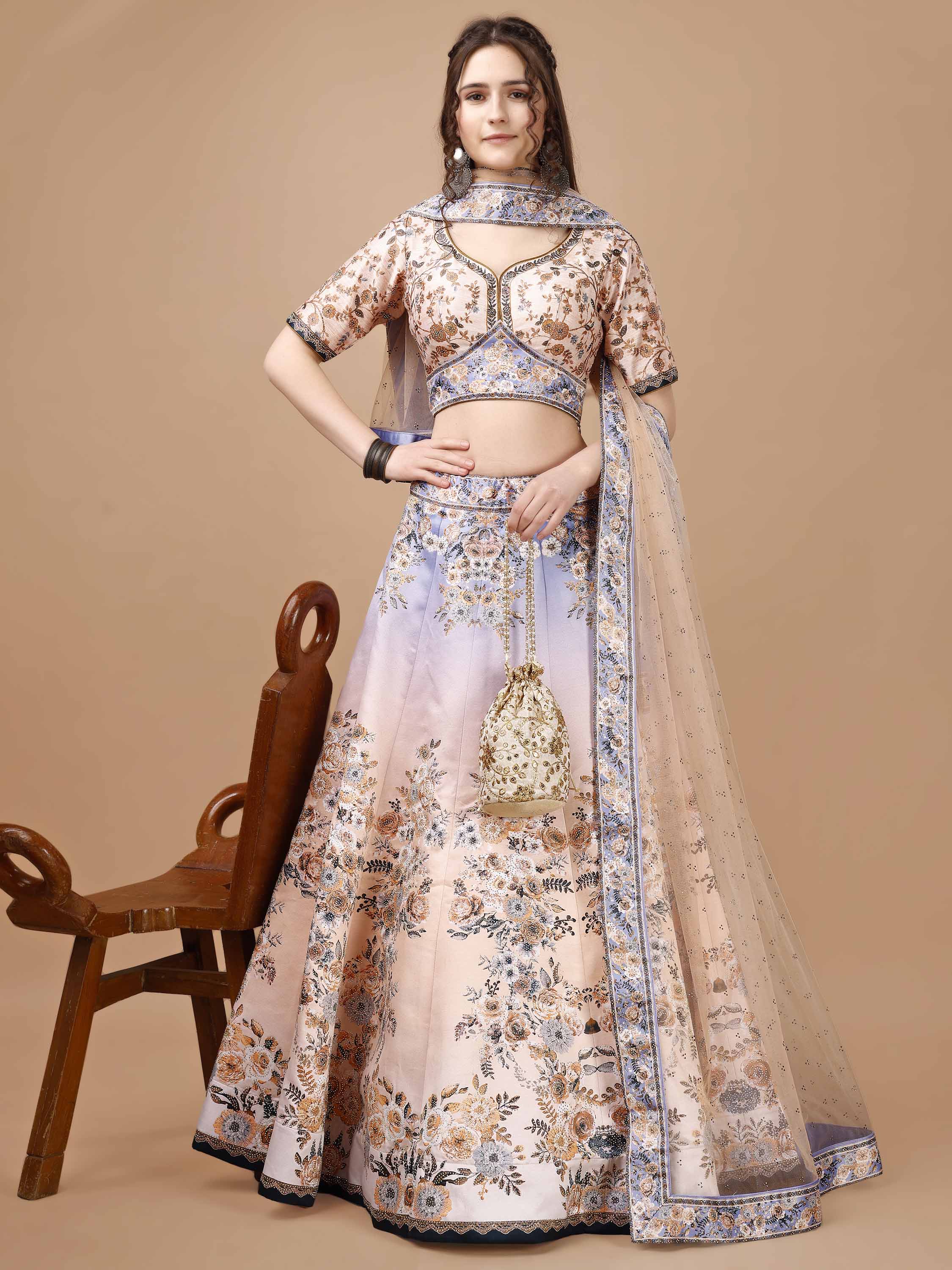 Radiant Elegance: Swarovski Designer Lehenga Collection for Every Occasion - qivii