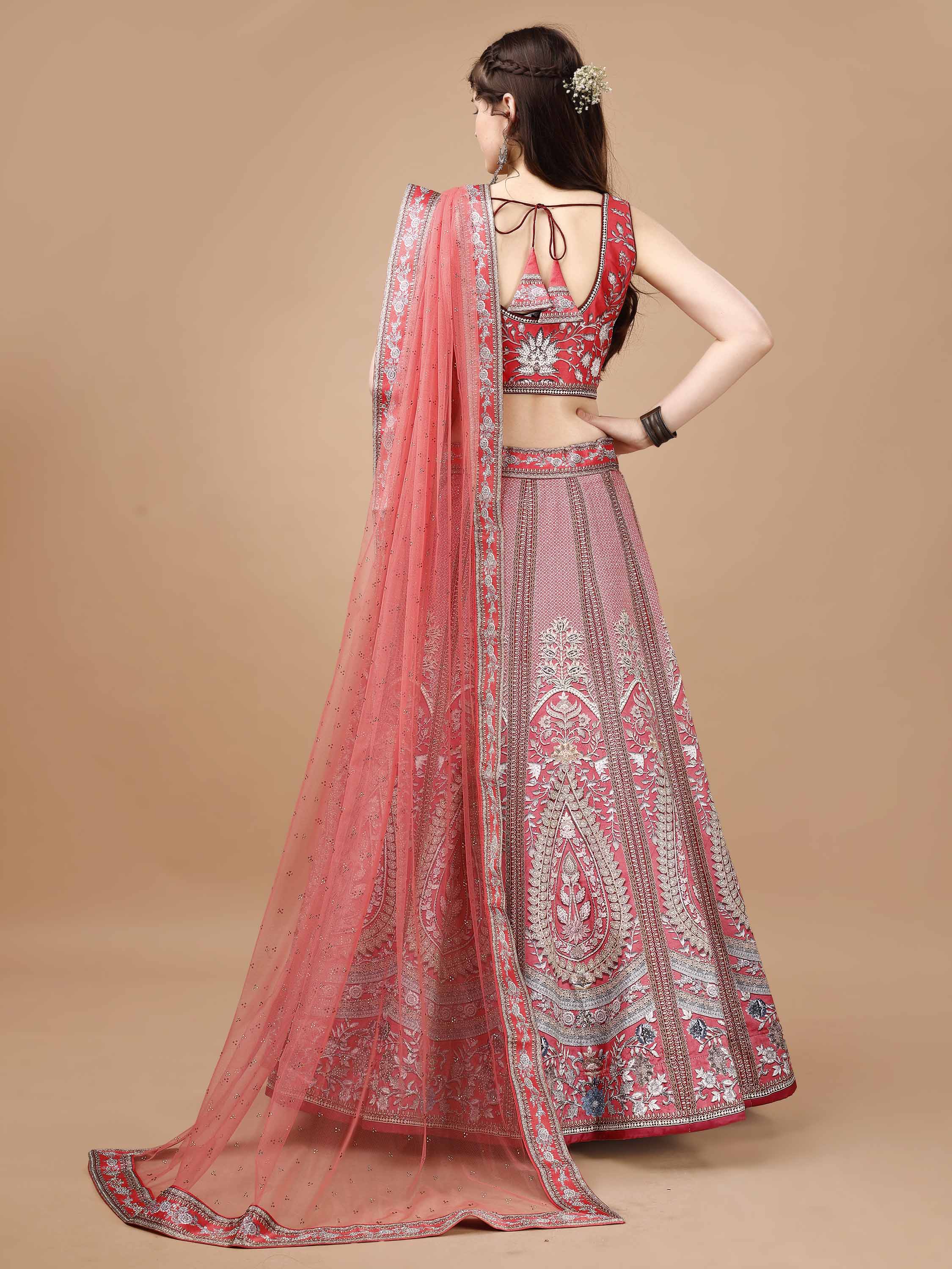Crystal Radiance: Swarovski Designer Lehenga Collection for Every Occasion - qivii