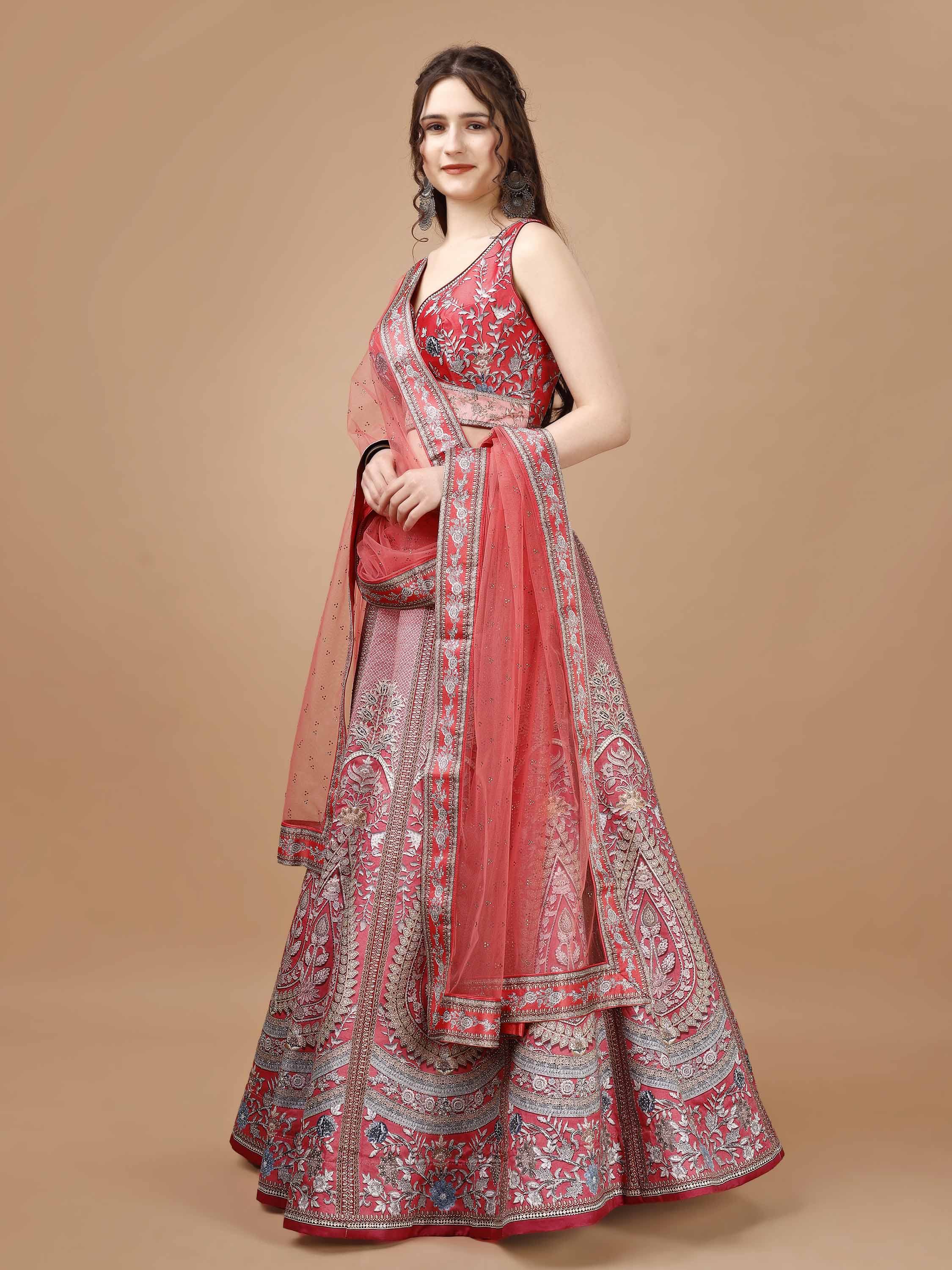 Crystal Radiance: Swarovski Designer Lehenga Collection for Every Occasion - qivii