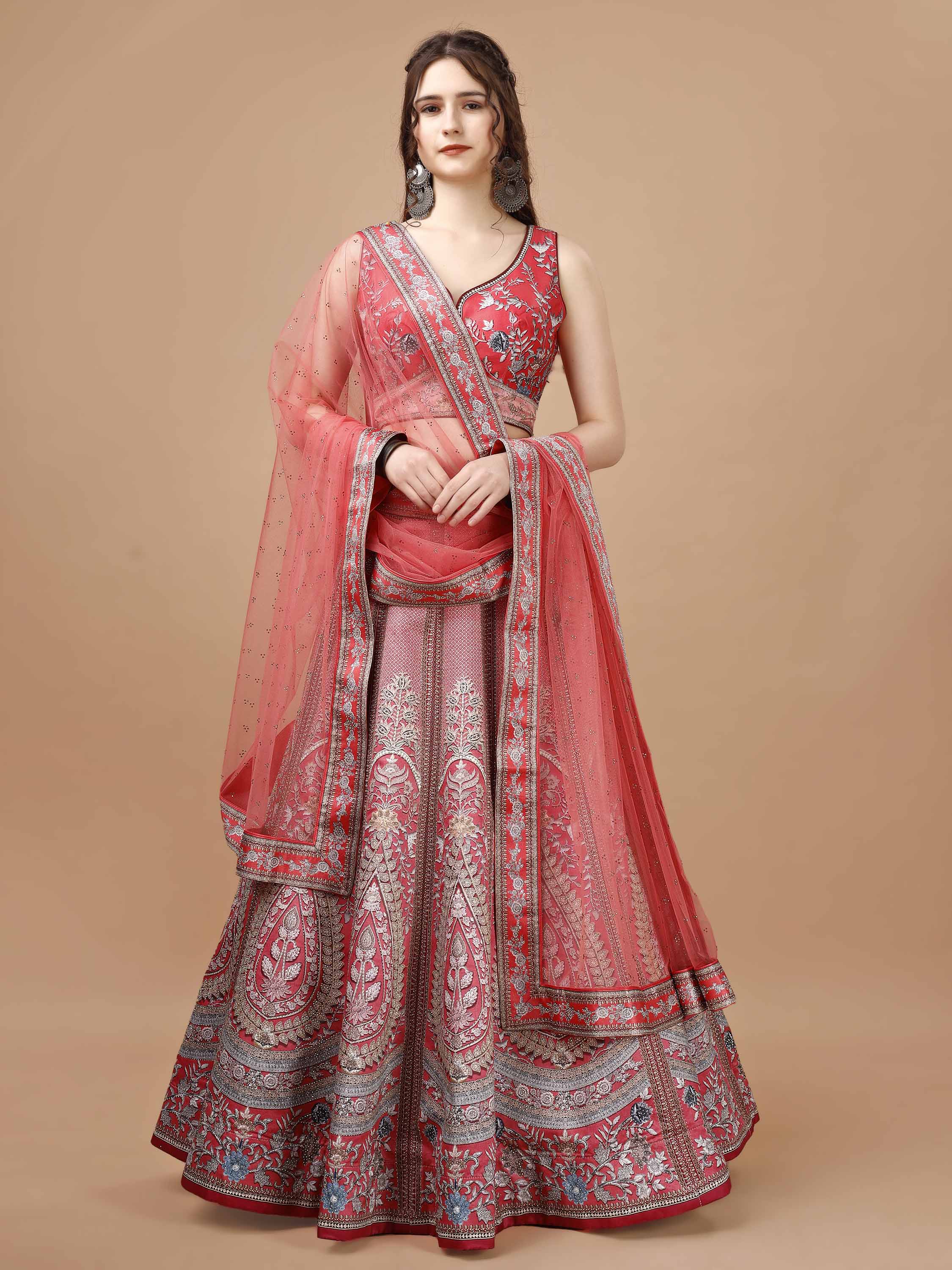 Crystal Radiance: Swarovski Designer Lehenga Collection for Every Occasion - qivii