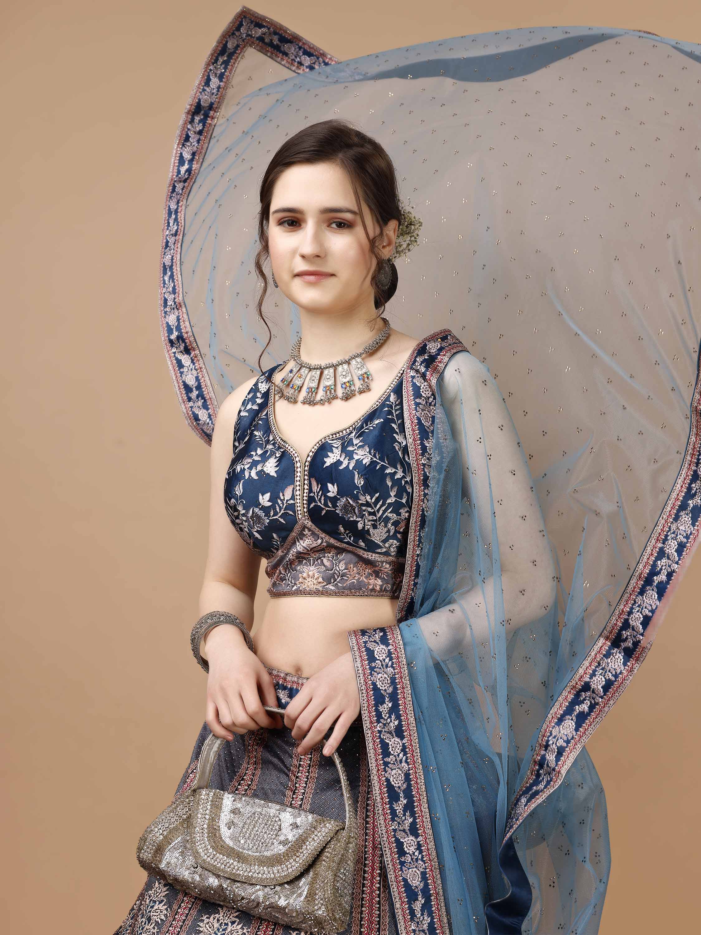 Swarovski Sparkle: Luxe Lehengas for Every Occasion - qivii