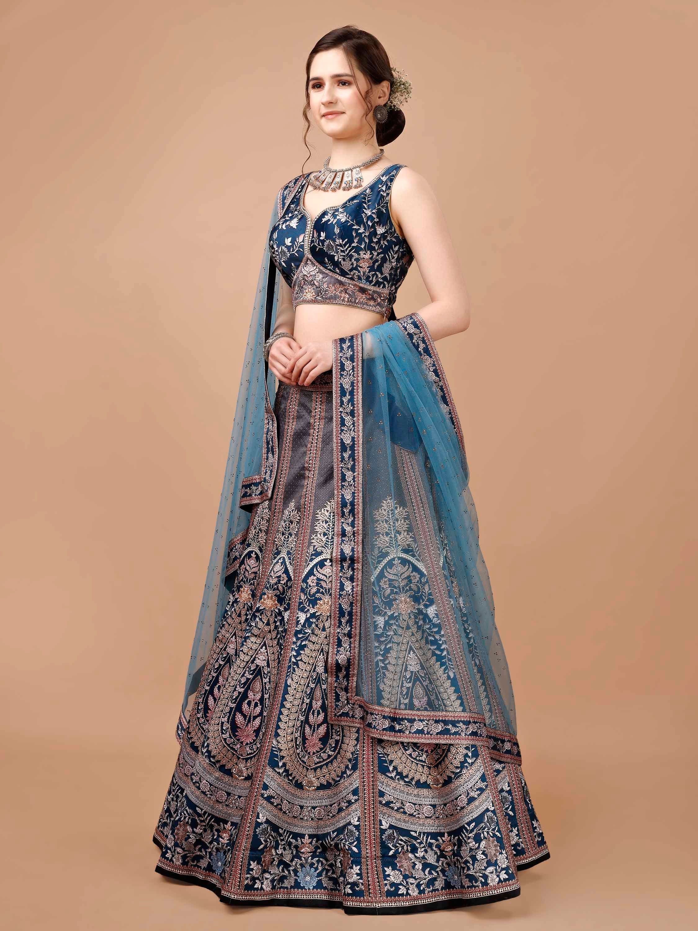 Swarovski Sparkle: Luxe Lehengas for Every Occasion - qivii