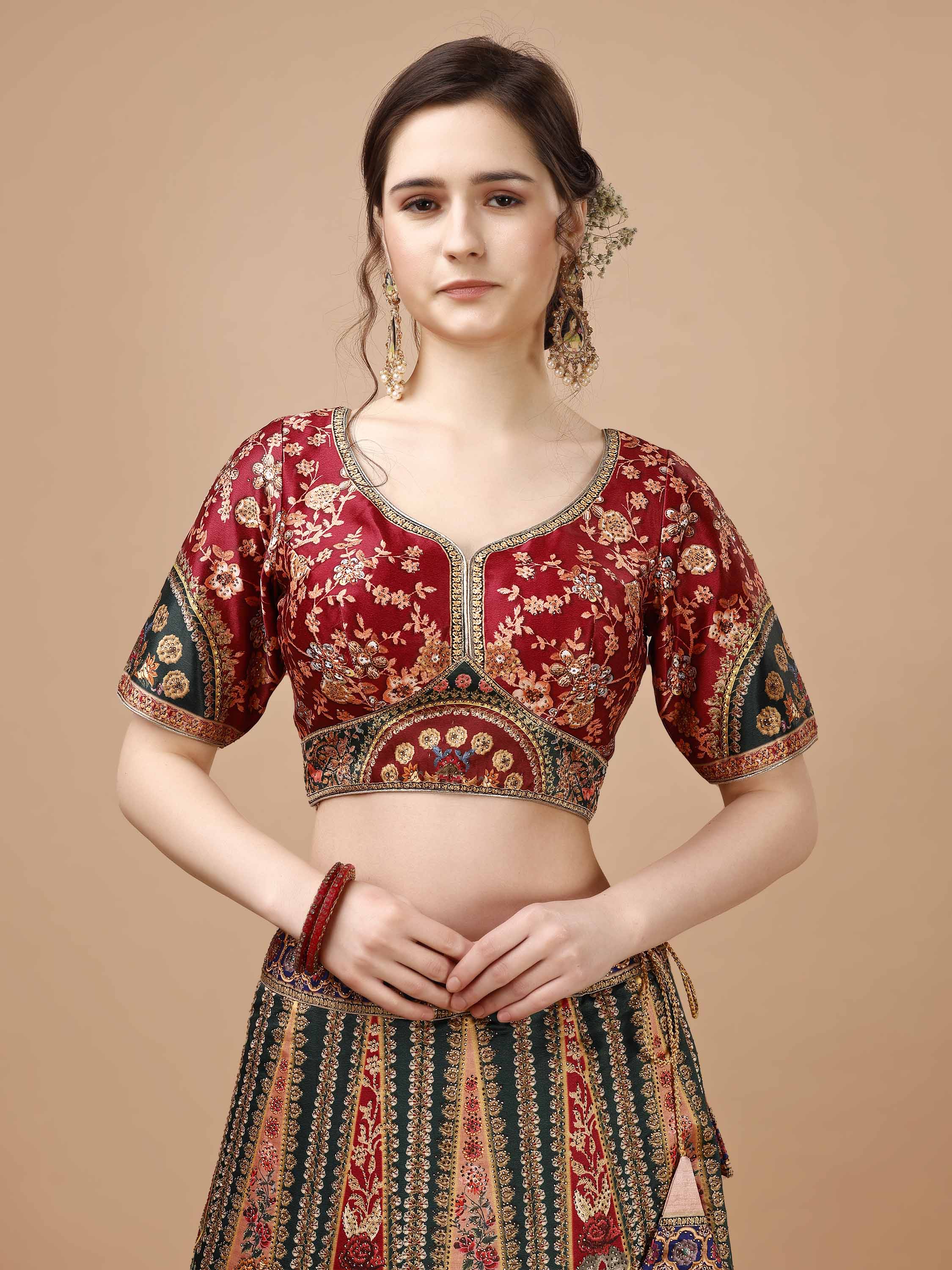 Sparkling Elegance: Swarovski Designer Lehengas for Every Occasion - qivii