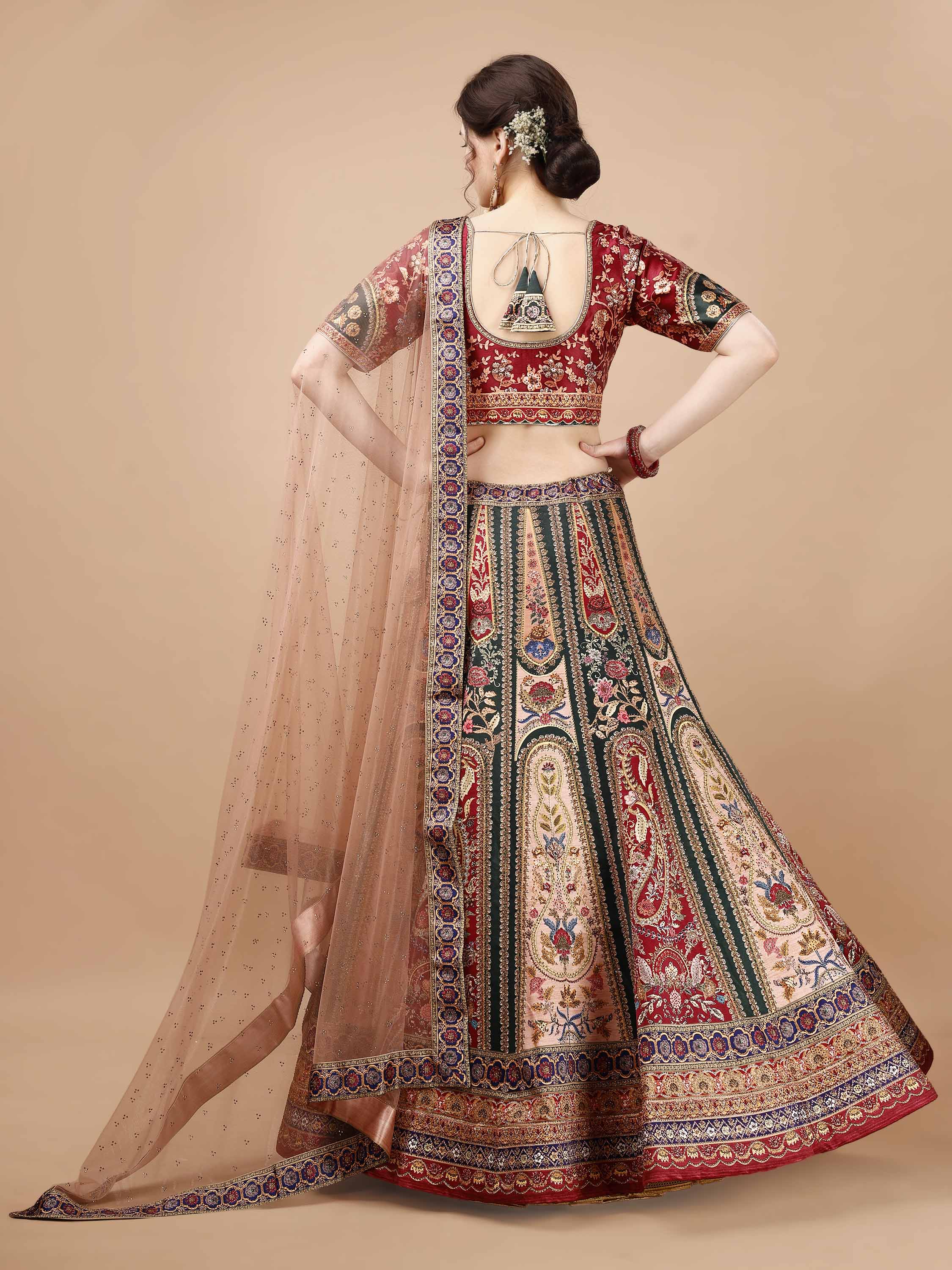 Sparkling Elegance: Swarovski Designer Lehengas for Every Occasion - qivii