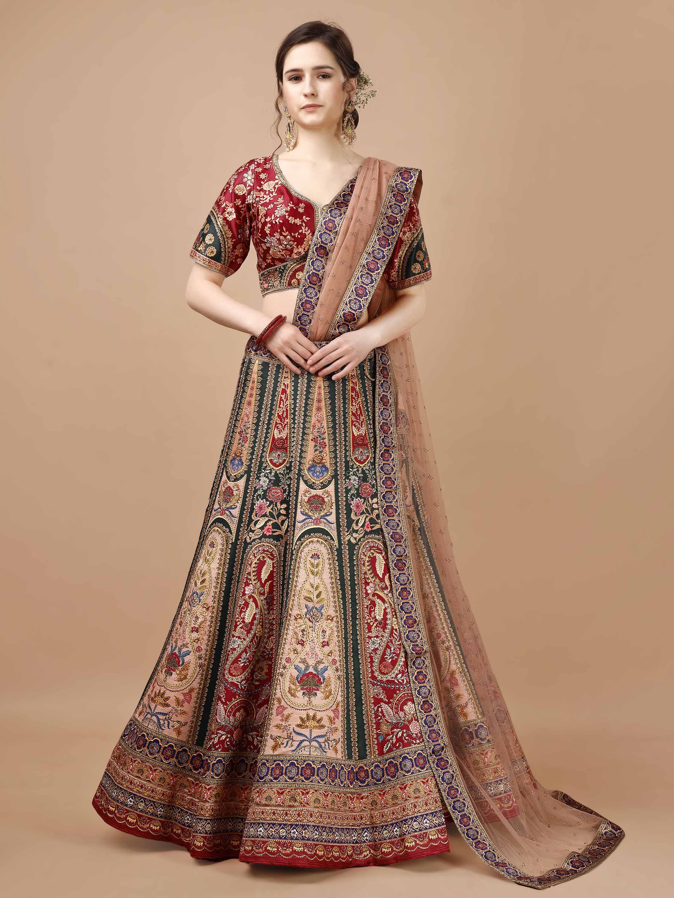 Sparkling Elegance: Swarovski Designer Lehengas for Every Occasion - qivii