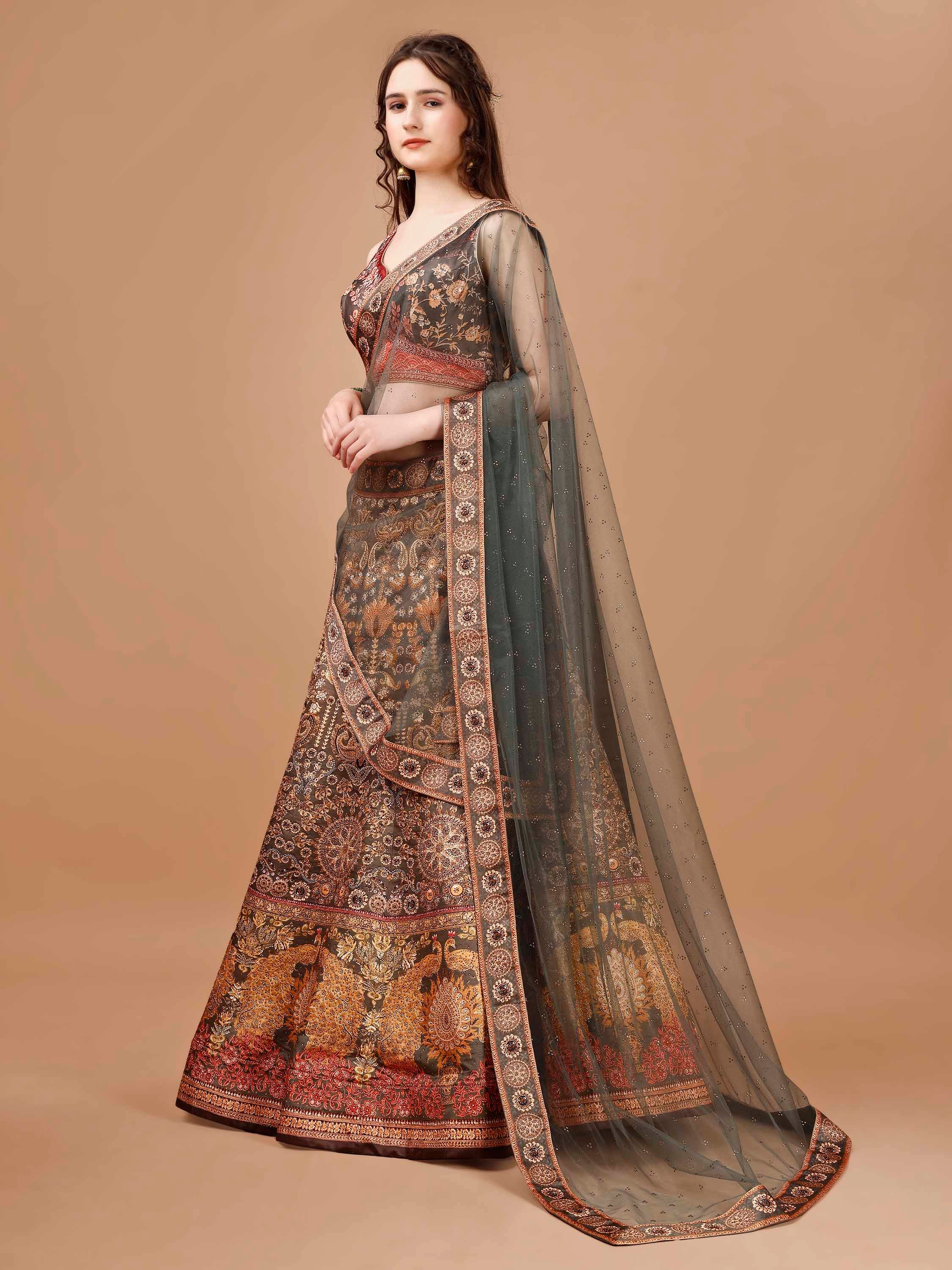 Sparkling Splendor: Swarovski Designer Lehengas for Every Occasion - qivii