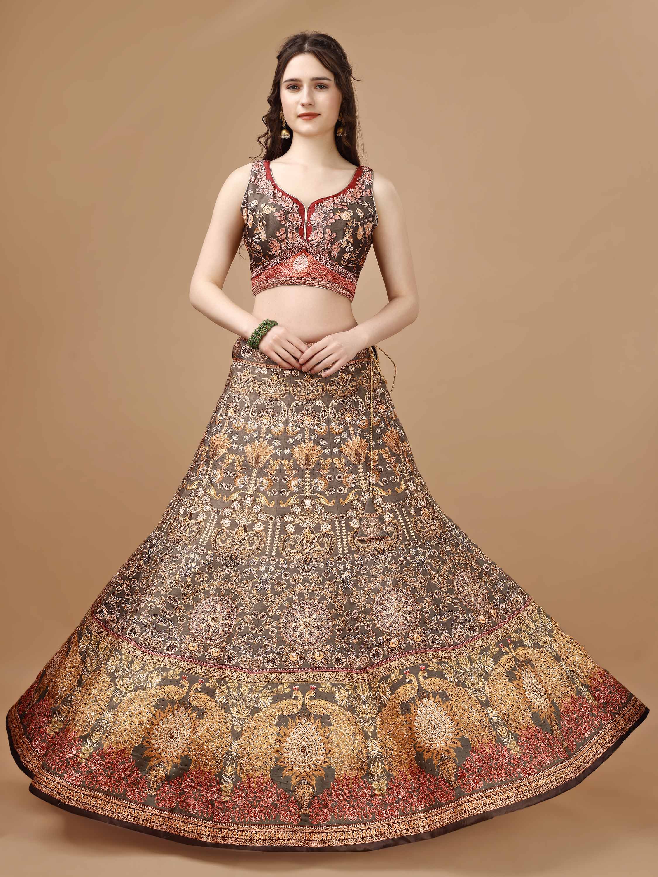 Sparkling Splendor: Swarovski Designer Lehengas for Every Occasion - qivii