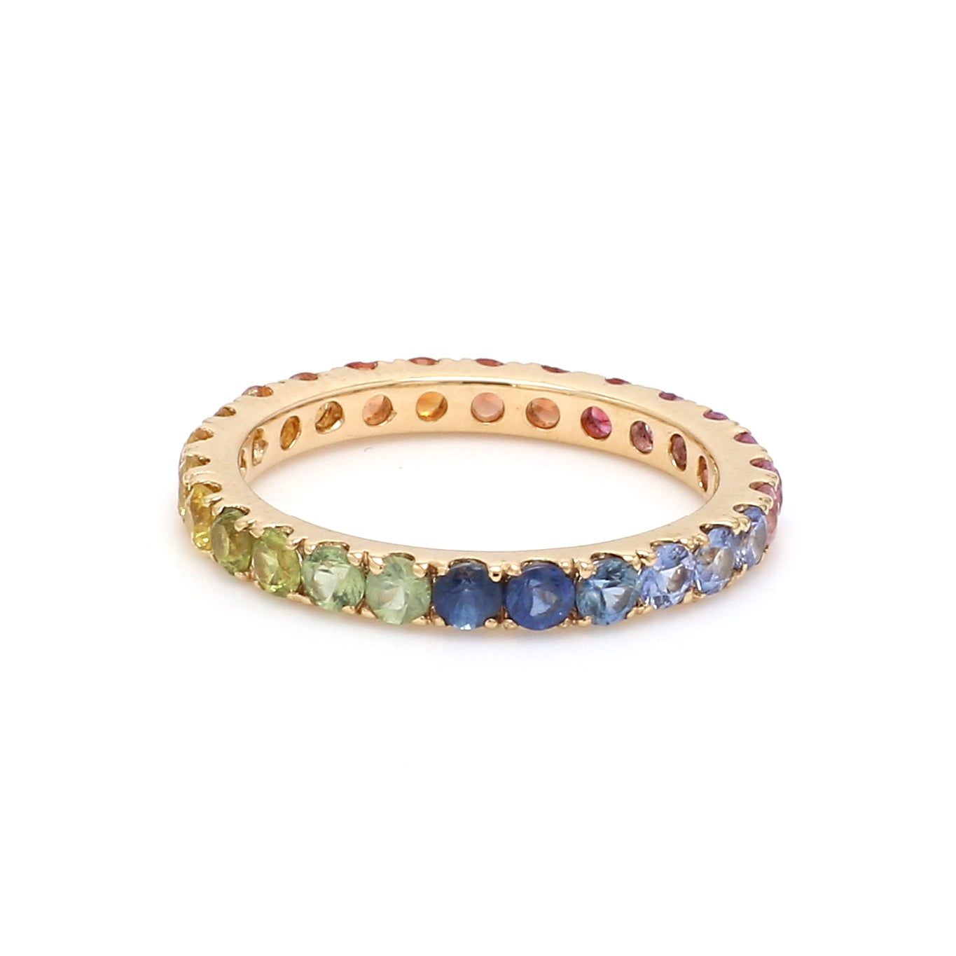 Florence Rainbow Sapphire Ring - qivii