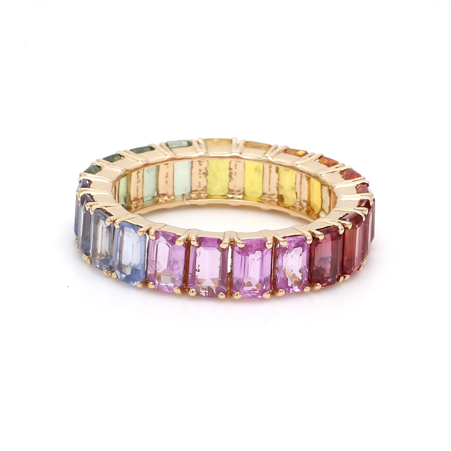 New York Rainbow Sapphire Ring - qivii