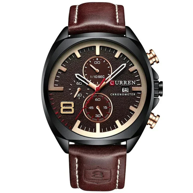 Waterdichte Militaire Chronograaf Sporthorloge  - By Qivii