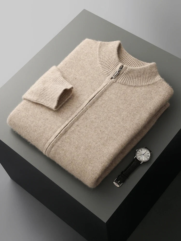 Merino Crest Cardigan