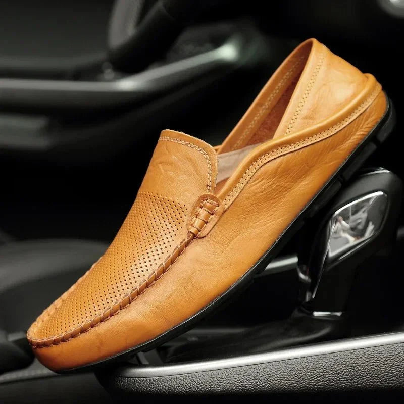 Aero Leather Loafers  - By Qivii