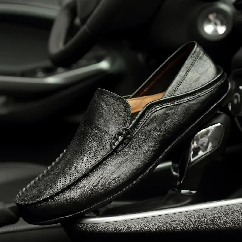Aero Leather Loafers  - By Qivii