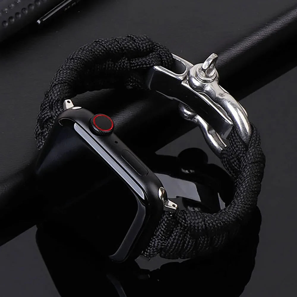 Ozark™ - Adjustable Nylon-Braided Apple Watch Band