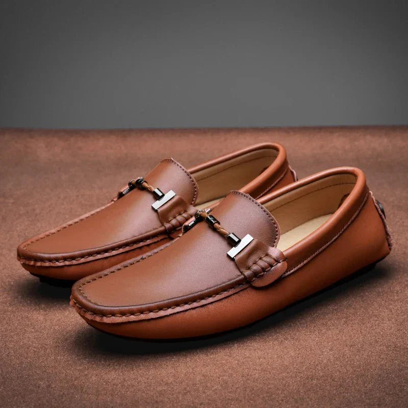 Milano Leather Loafers  - By Qivii