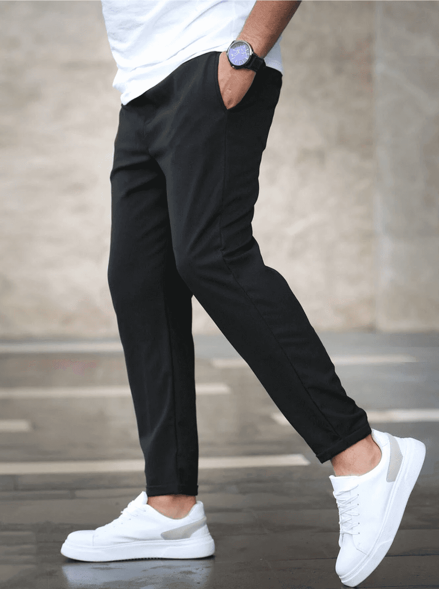 Sol | Luxe Broeken met Elastaan  - By Qivii