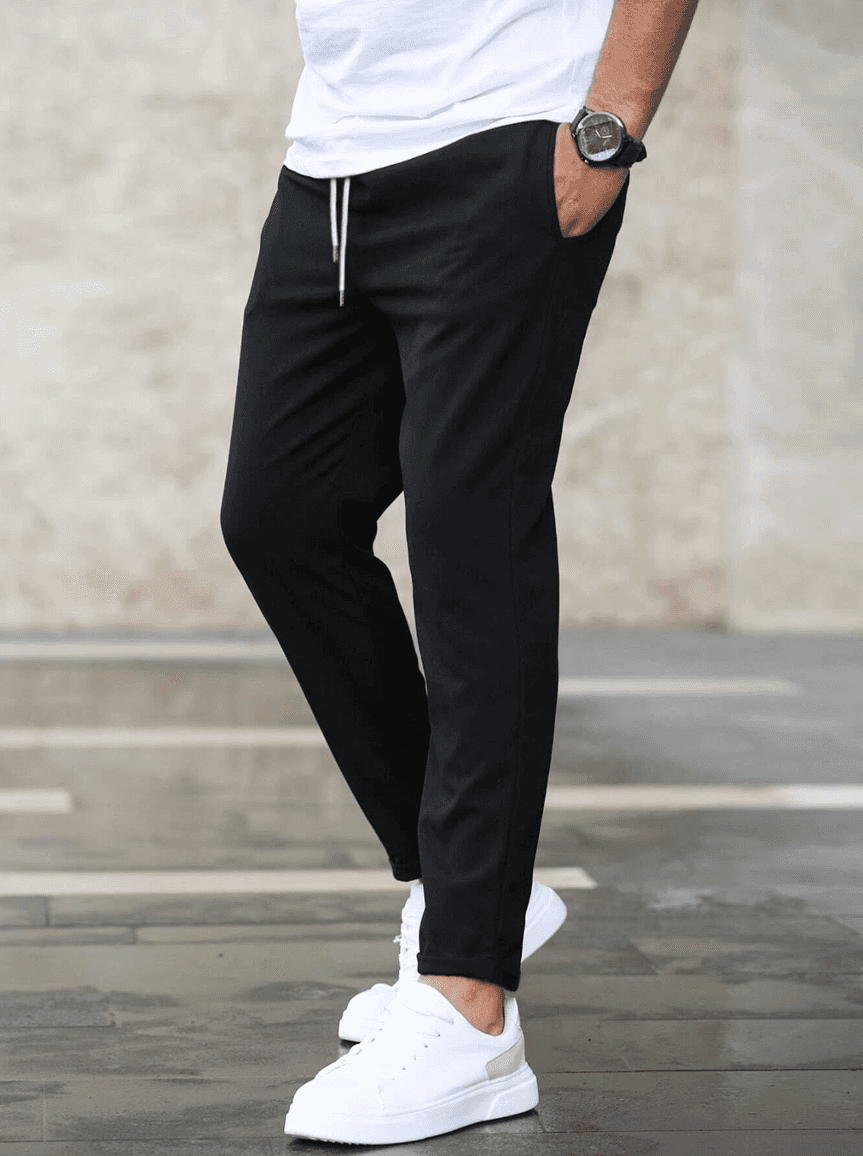Sol | Luxe Broeken met Elastaan  - By Qivii