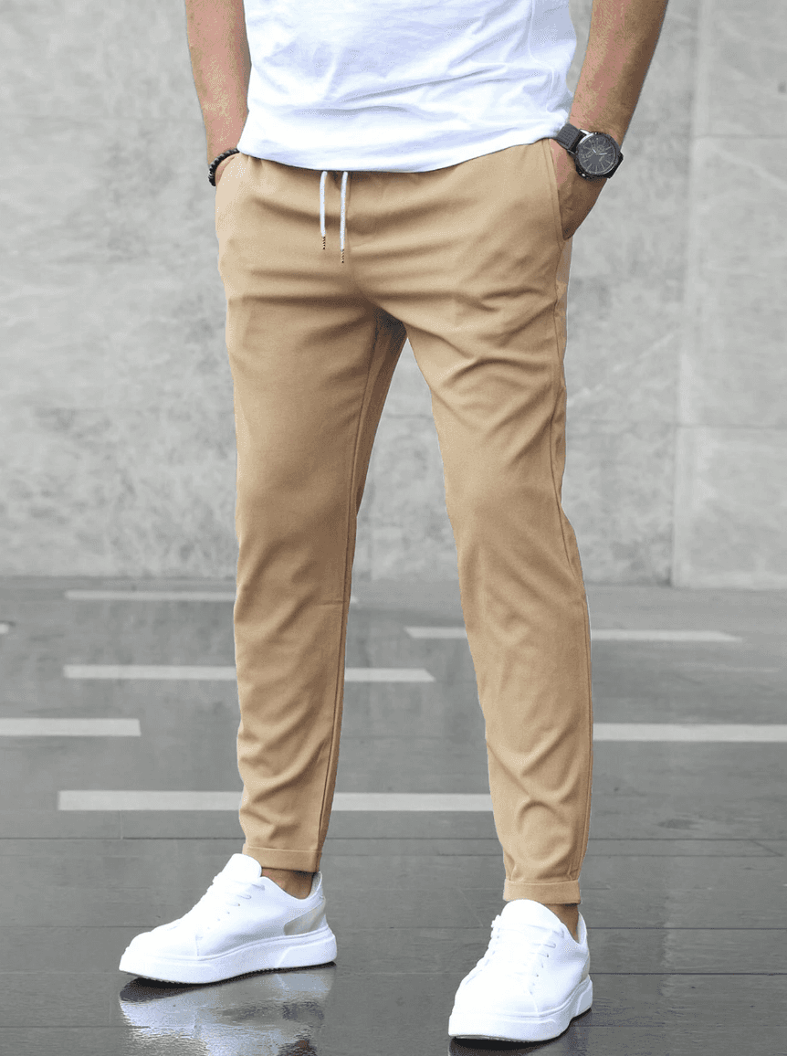 Sol | Luxe Broeken met Elastaan  - By Qivii