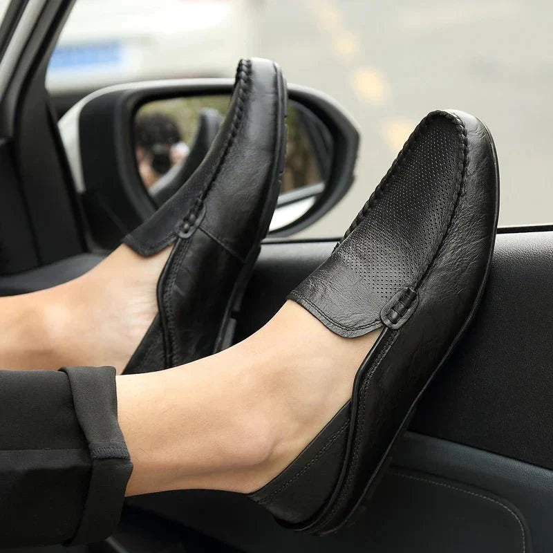 Aero Leather Loafers  - By Qivii