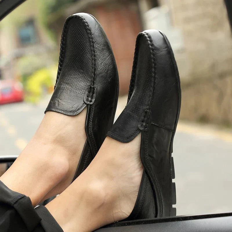 Aero Leather Loafers  - By Qivii