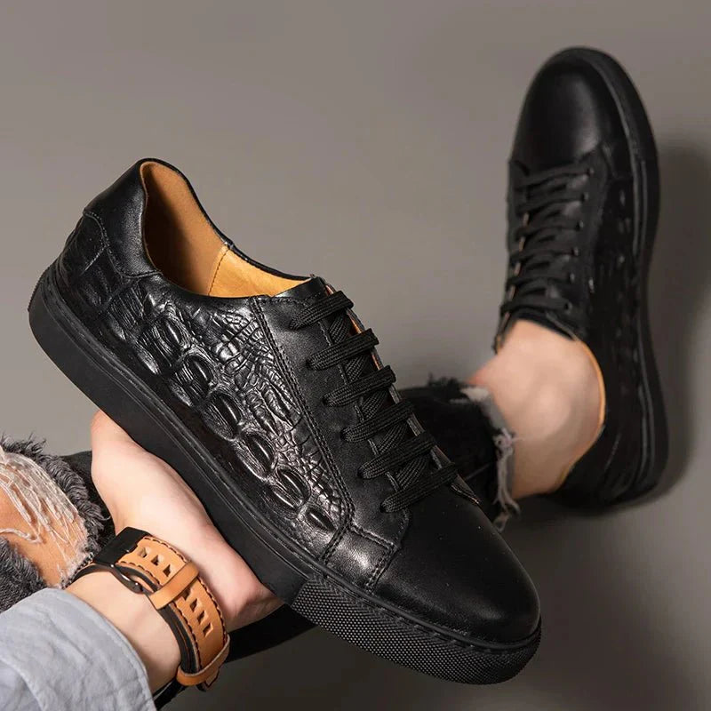 Gatorra Leather Sneakers  - By Qivii