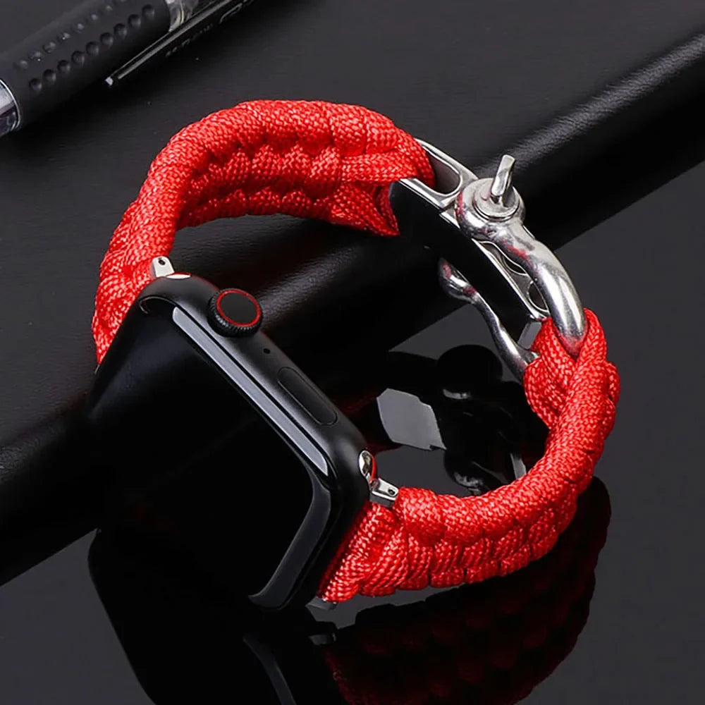 Ozark™ - Adjustable Nylon-Braided Apple Watch Band