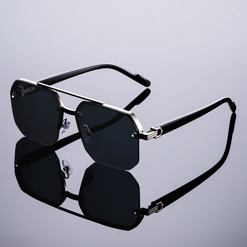 Milano Semi-Rimless Vintage Shades  - By Qivii