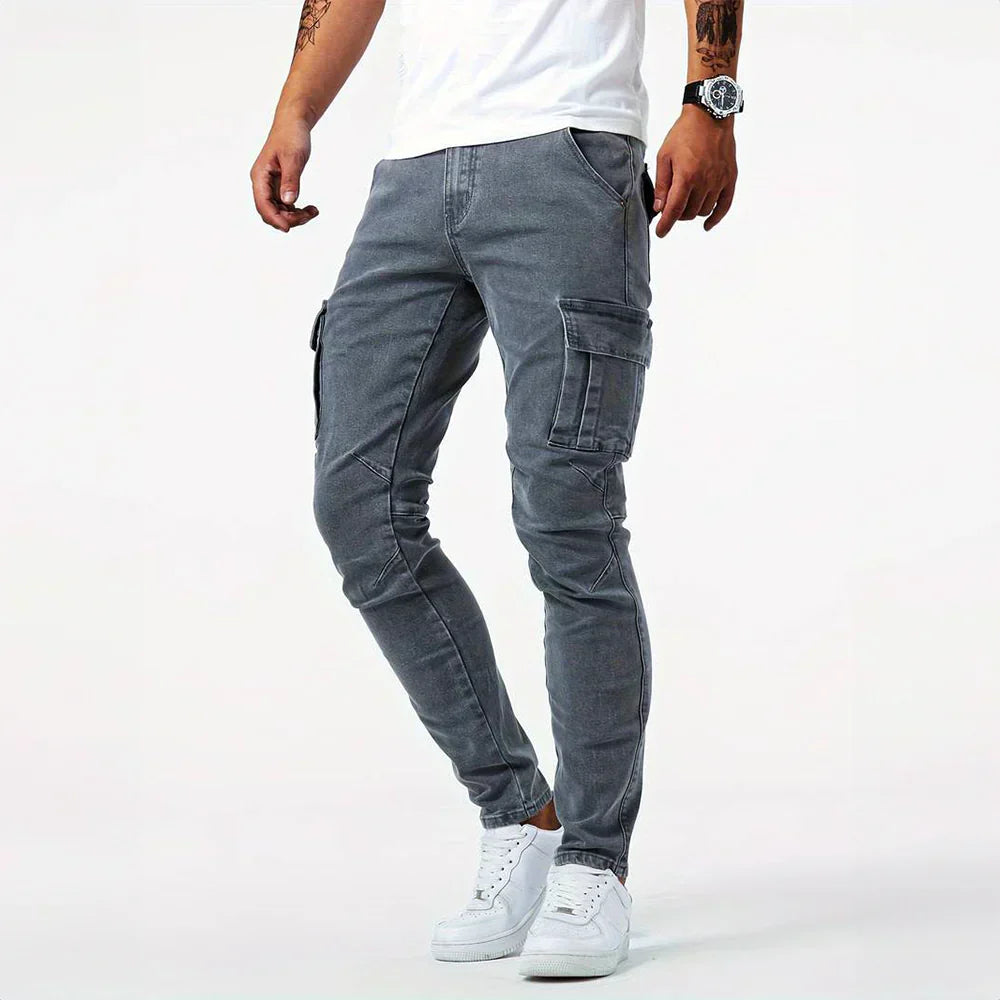 ALEX™ | ELASTISCHE CARGO JEANS  - By Qivii