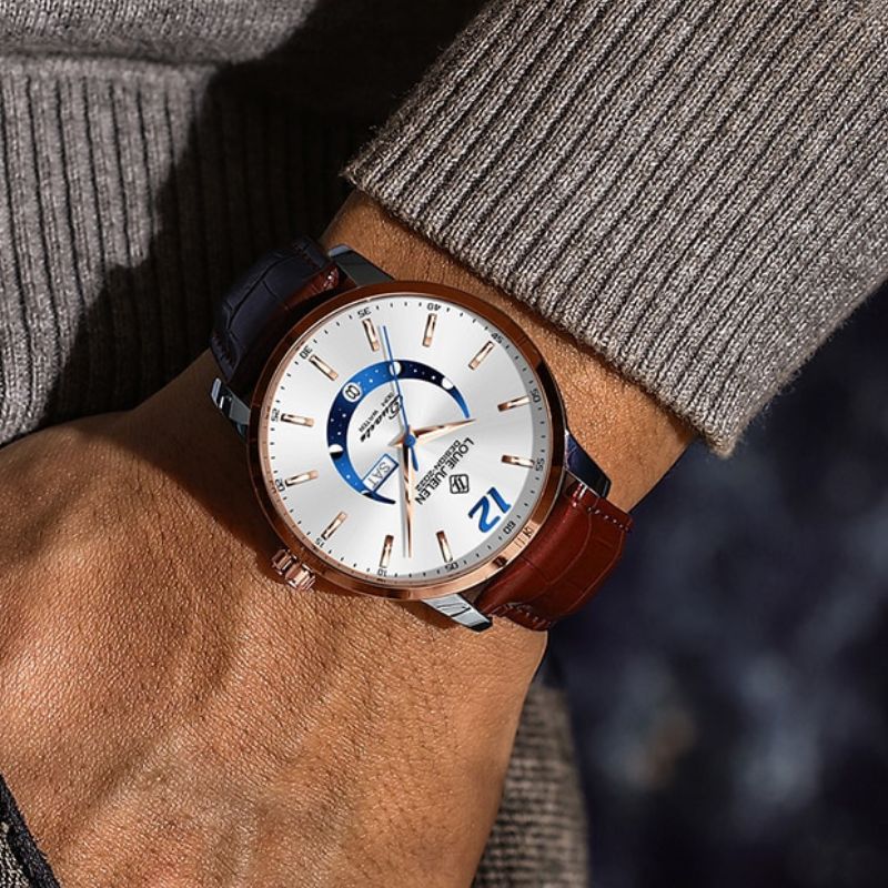 Chique Maanfase Horloge  - By Qivii