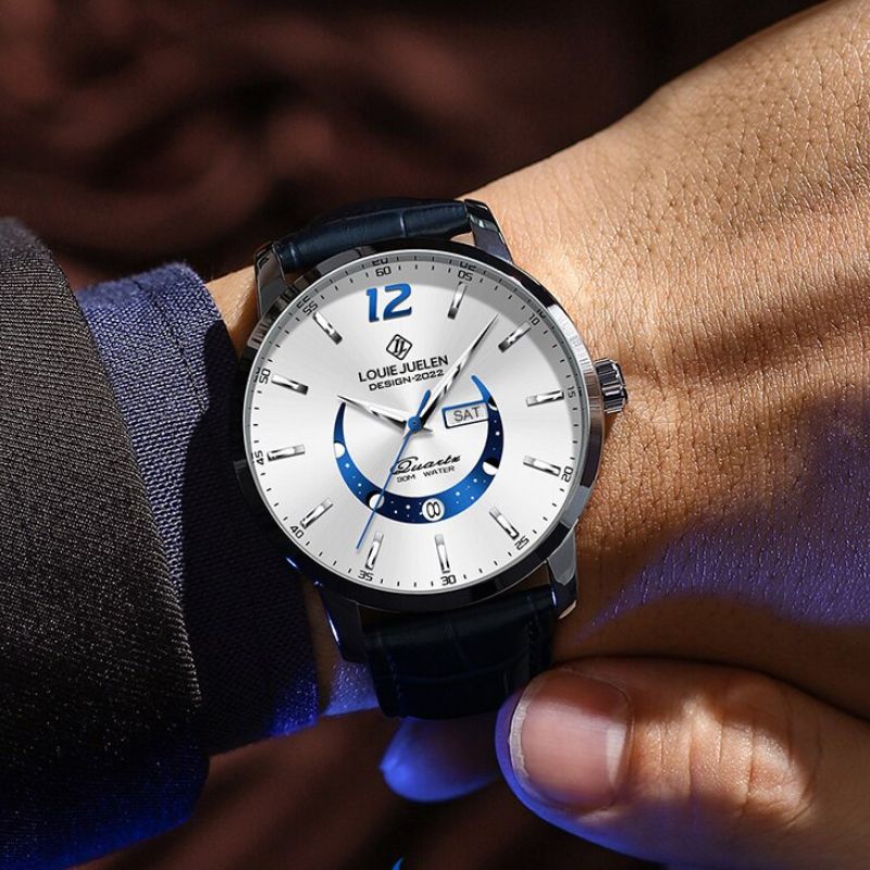 Chique Maanfase Horloge  - By Qivii