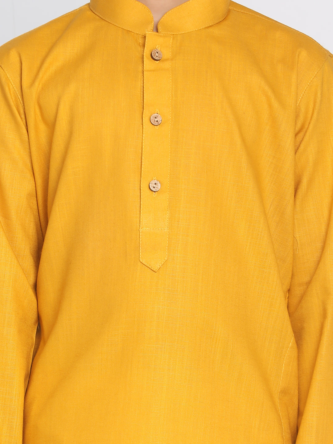 VASTRAMAY Boys Mustard Kurta And Dhoti Set - qivii