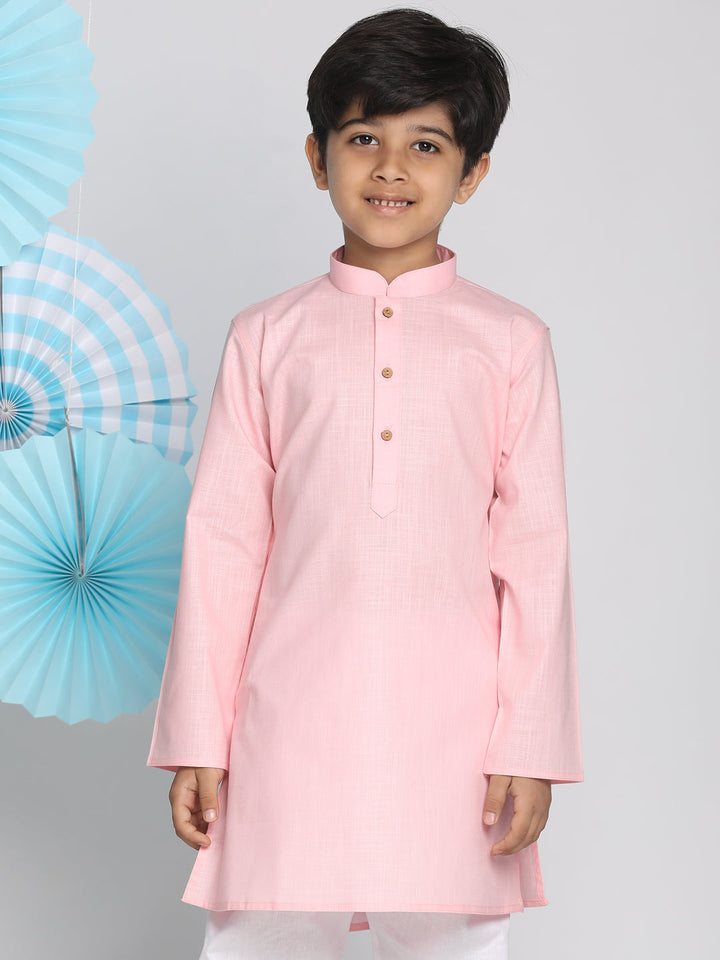 Vastramay Boys Pink Kurta