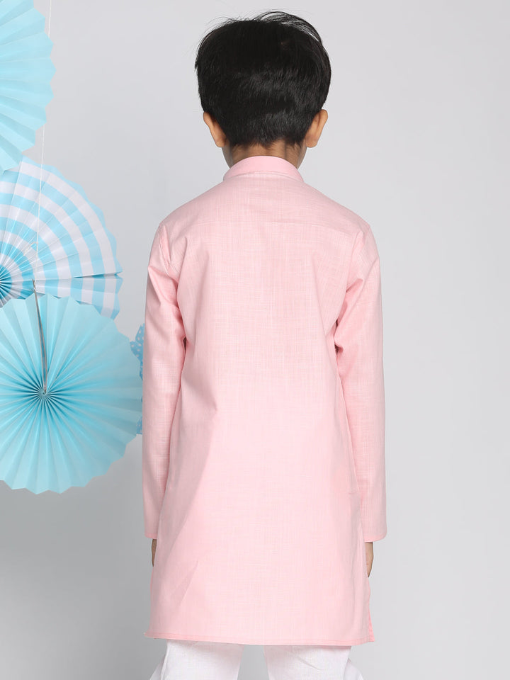 Vastramay Boys Pink Kurta