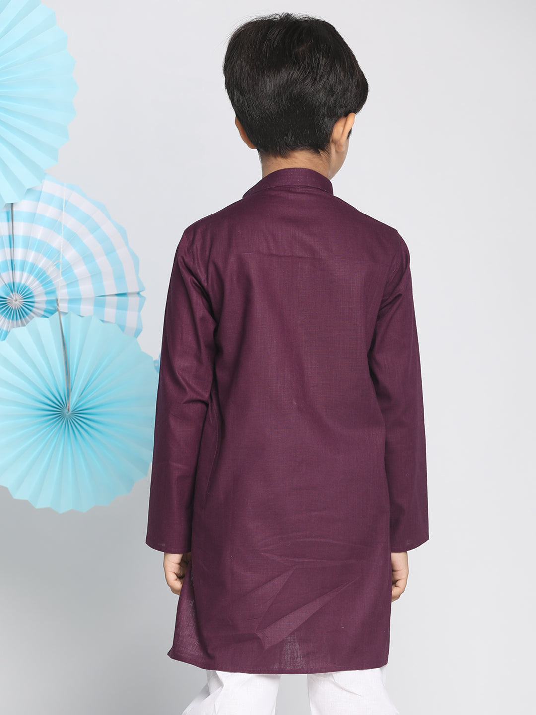 Vastramay Boys Purple Kurta