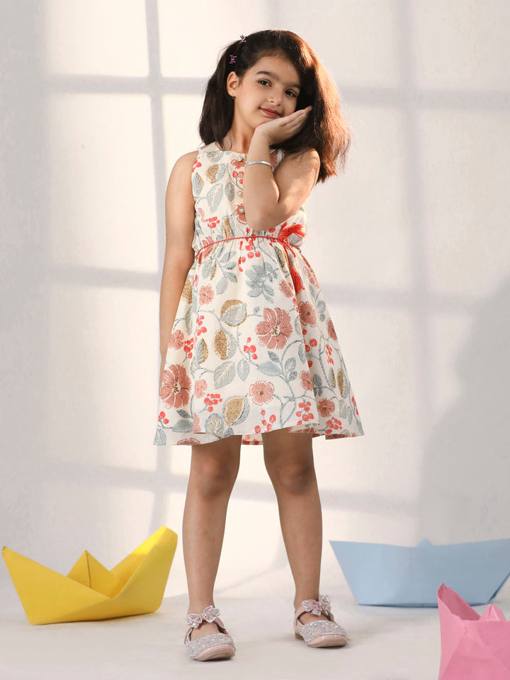 VASTRAMAY Girls' Multi Color Dress