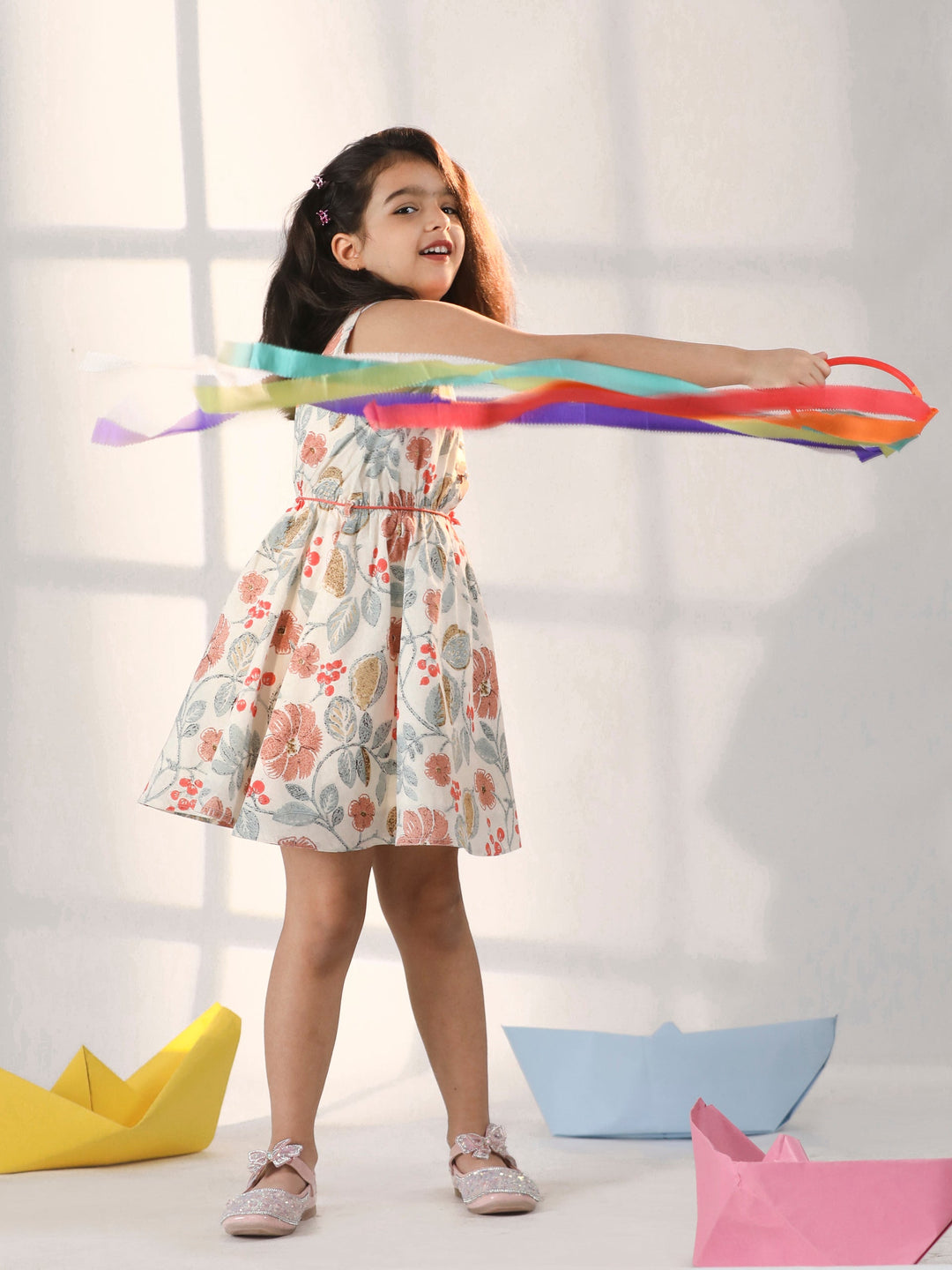 VASTRAMAY Girls' Multi Color Dress